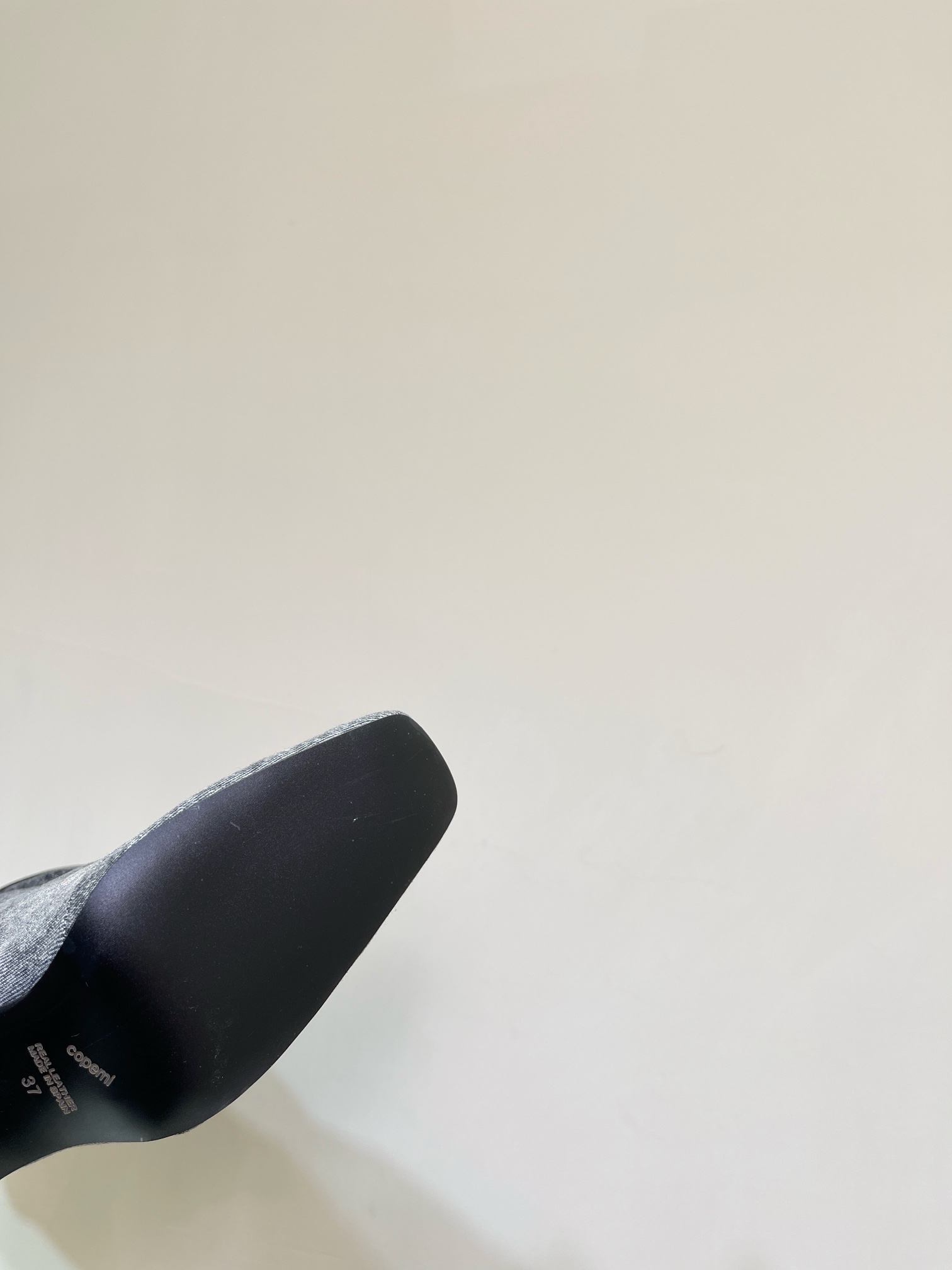 Stylish Coperni 23SS Horn Boots: Unique Design with Imported Calves and Water-Washed Jeans - 图片 9