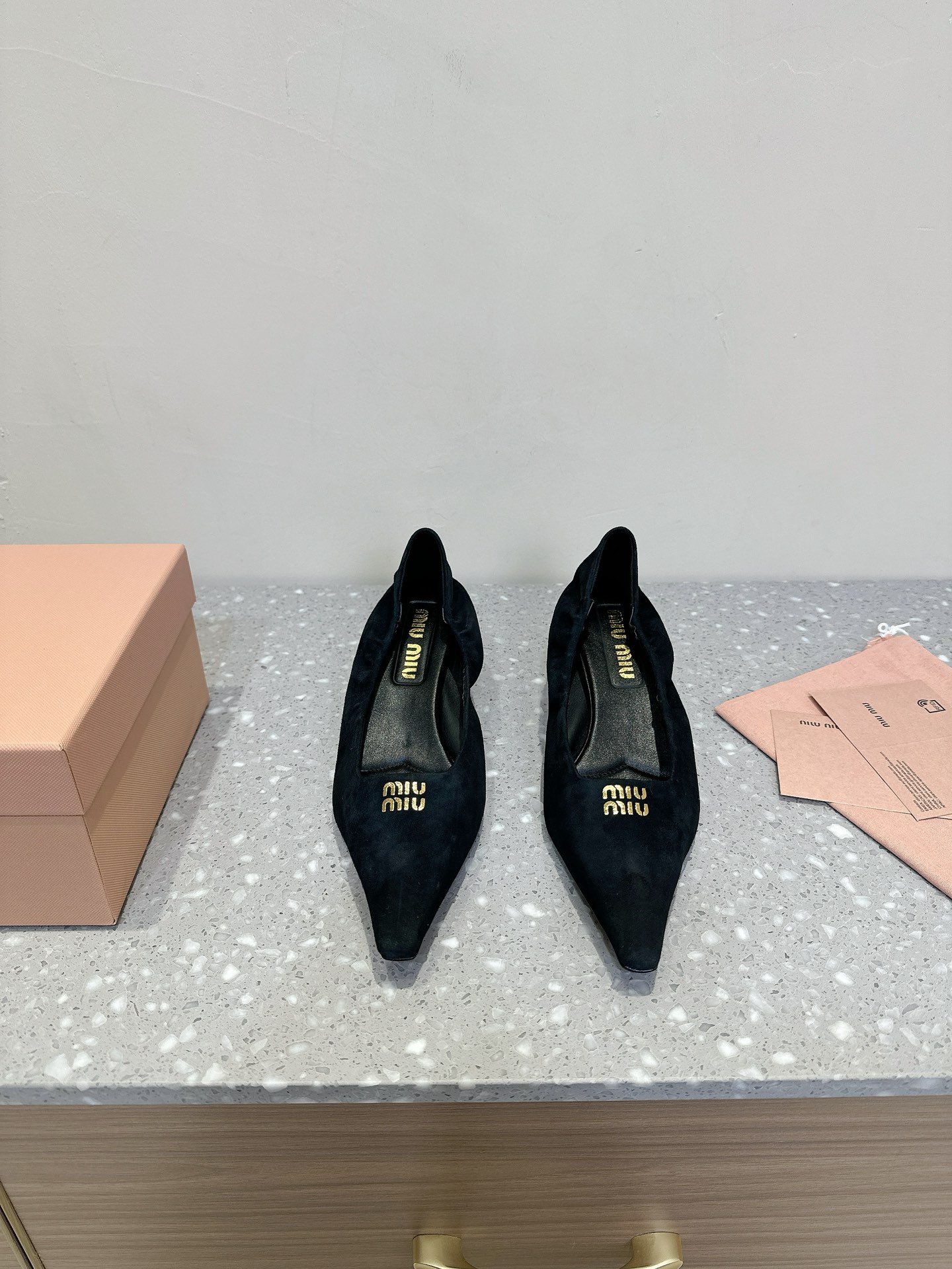 MiuMiu Zapatos de tacón alto Chamois Cuero de vaca Dermis Piel oveja Colección primavera – verano Fashion