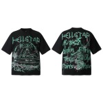 Hellstar full seal Vintage short -sleeved T -shirt color: black wholesale price: 99 yards: m l xxl model number: 1102 1 Hellstar full seal Vintage short -sleeved T -shirt color: black wholesale price: 99 yards: m l xxl model number: 1102