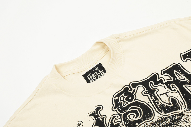 “James Balls 23 Series Hellstar T-Shirts in Black, Coffee, Almond, Sizes M-XL” - 图片 9