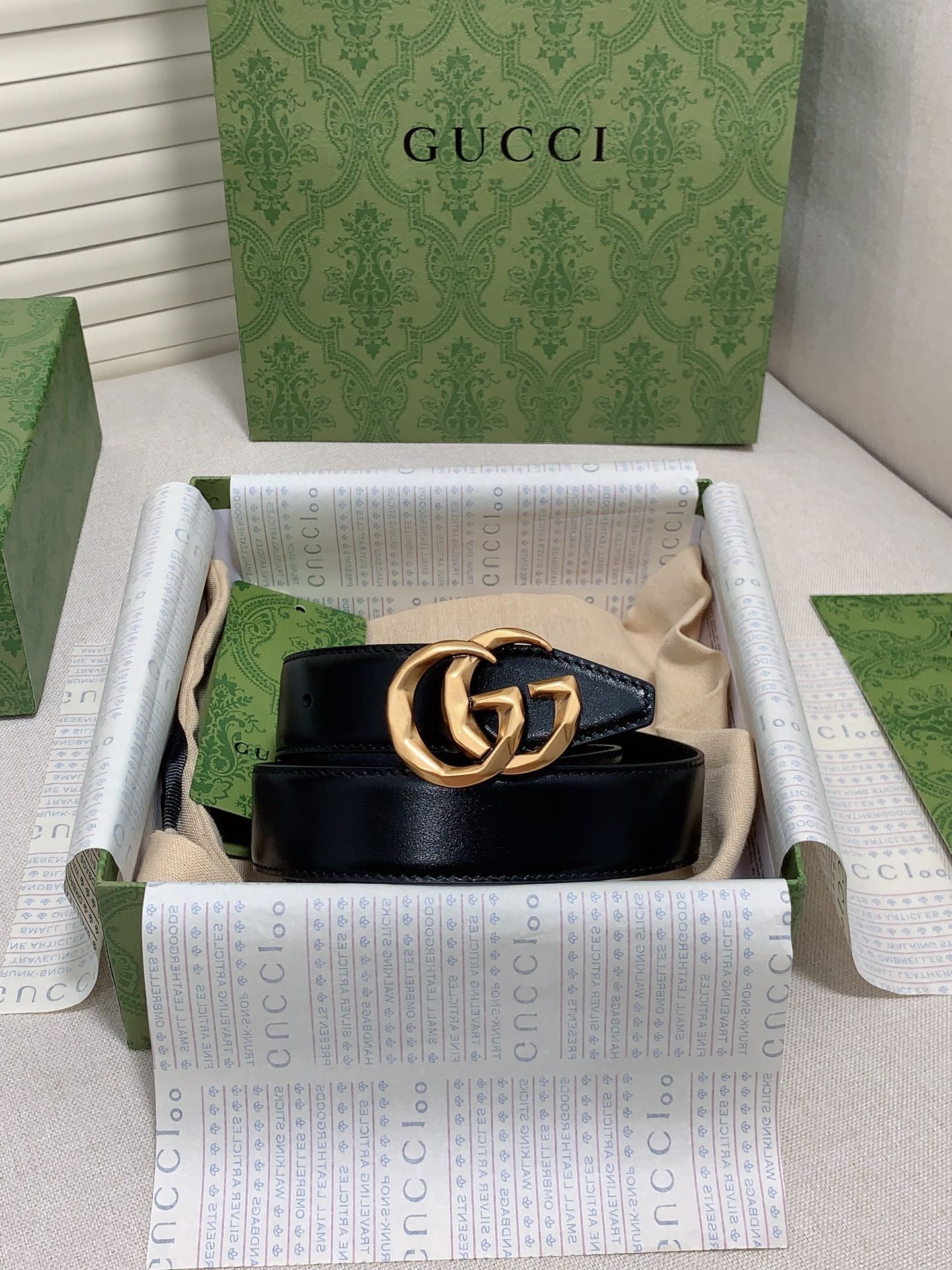 NO:138387,GG Marmont series narrow belt black leather gold tone accessories Double G width 3.0 cm, belt19860909GG Marmont系列窄版腰带黑色皮革 金色调配件 双G 宽度3.0厘米,皮带,Belt
