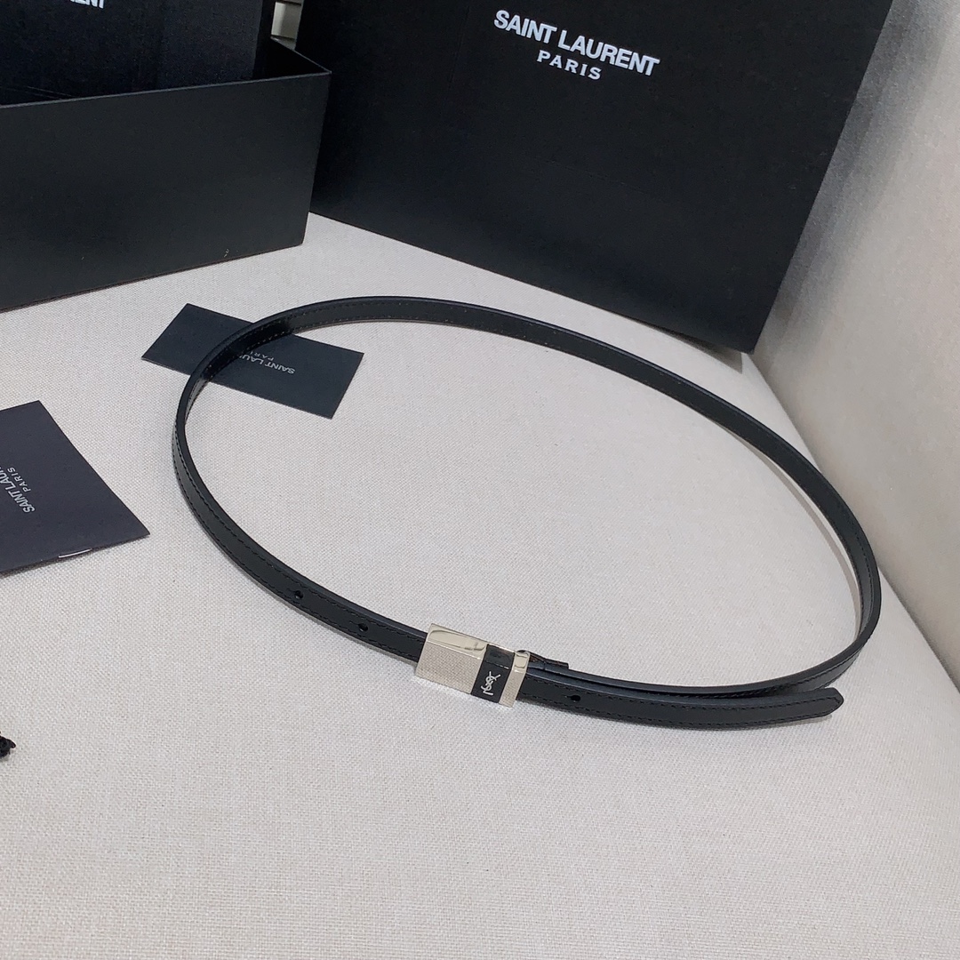 YSL belt Saint Laurent Women's YSL 1 2cm 190 — photo 8