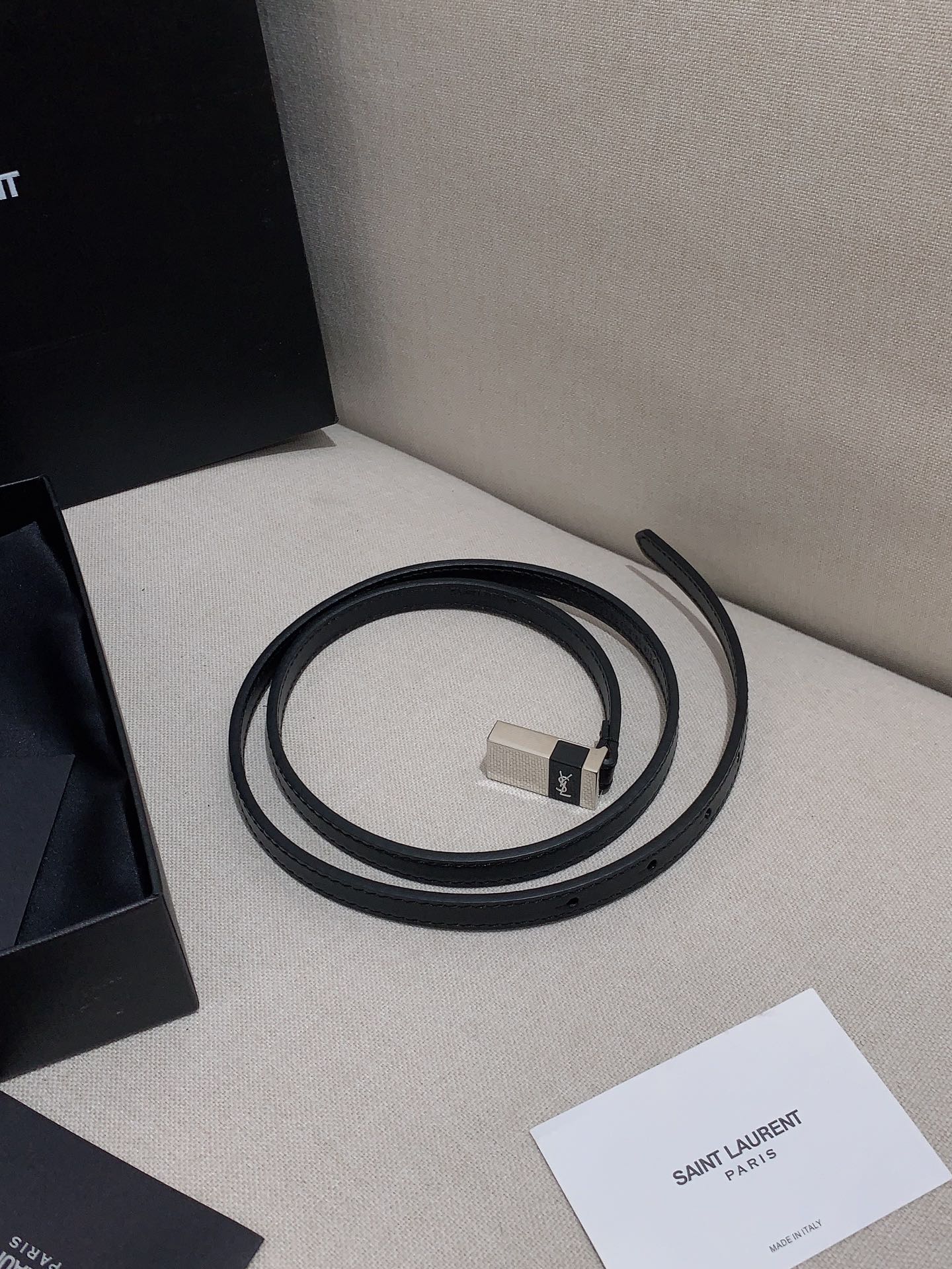 YSL belt Saint Laurent Women's YSL 1 2cm 190 — photo 4