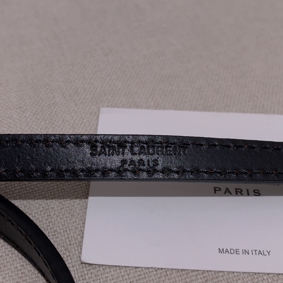 YSL belt Saint Laurent Women's YSL 1 2cm 190 — photo 3