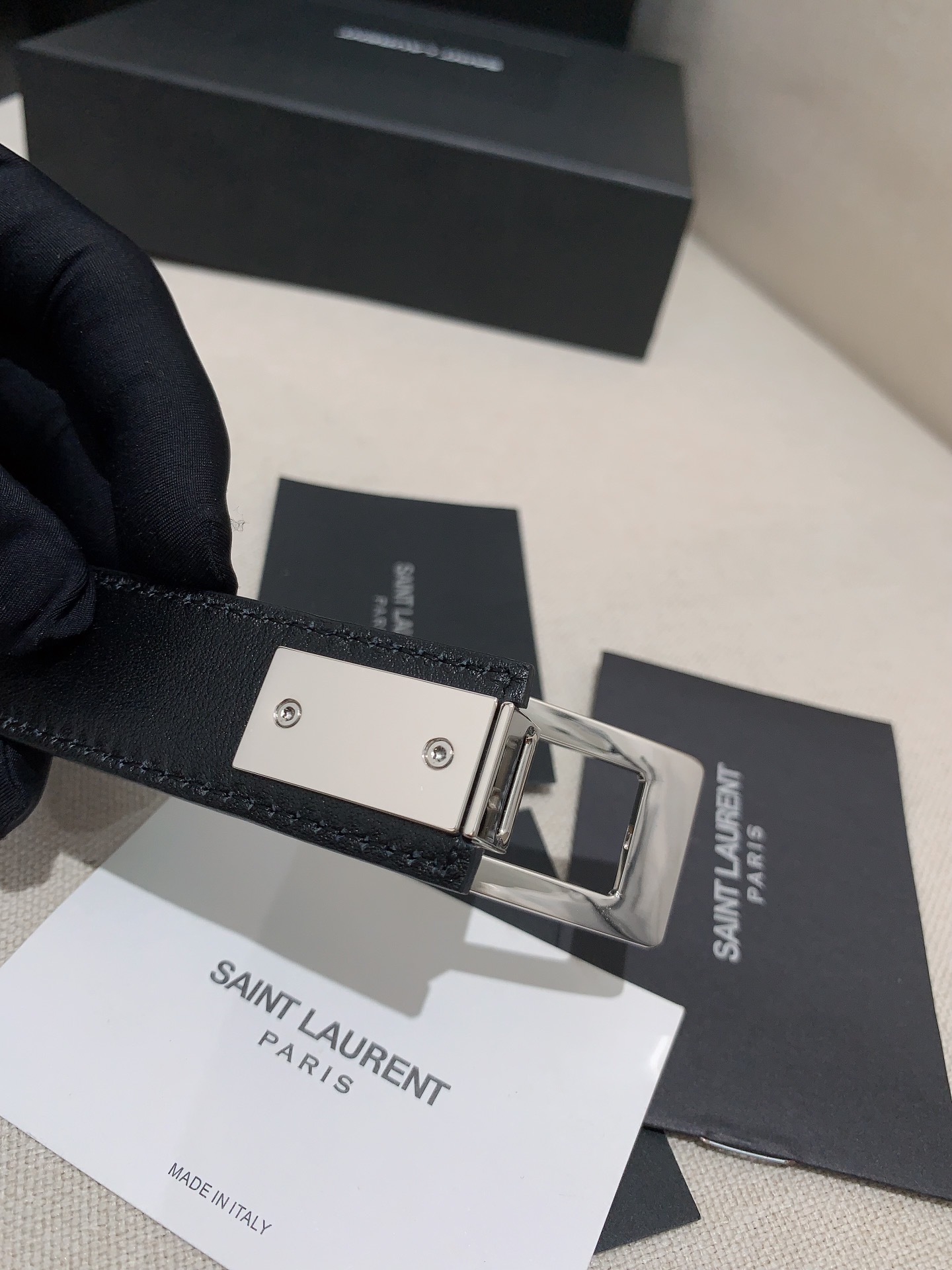 YSL Ceremonial Belt: Simple and Low-Key Style, 2.5 cm Wide - 图片 3