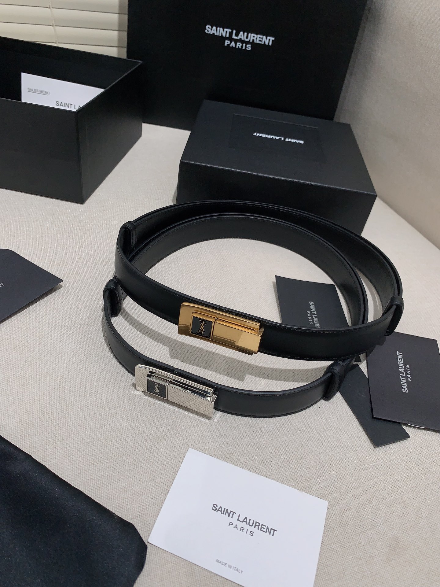 YSL Ceremonial Belt: Simple and Low-Key Style, 2.5 cm Wide - 图片 7
