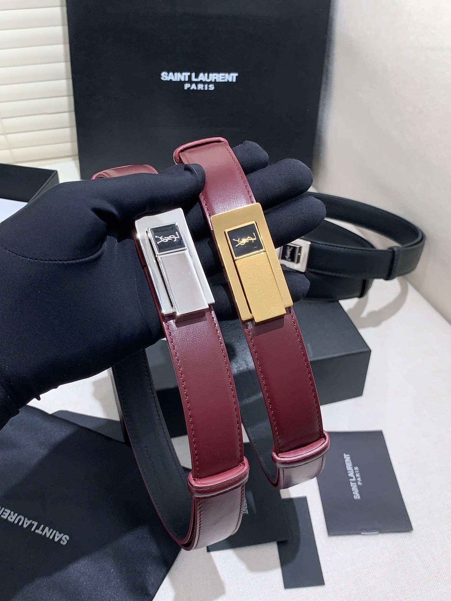 YSL Ceremonial Belt: Simple, Low-Key Atmosphere, 2.5cm Wide - 图片 7
