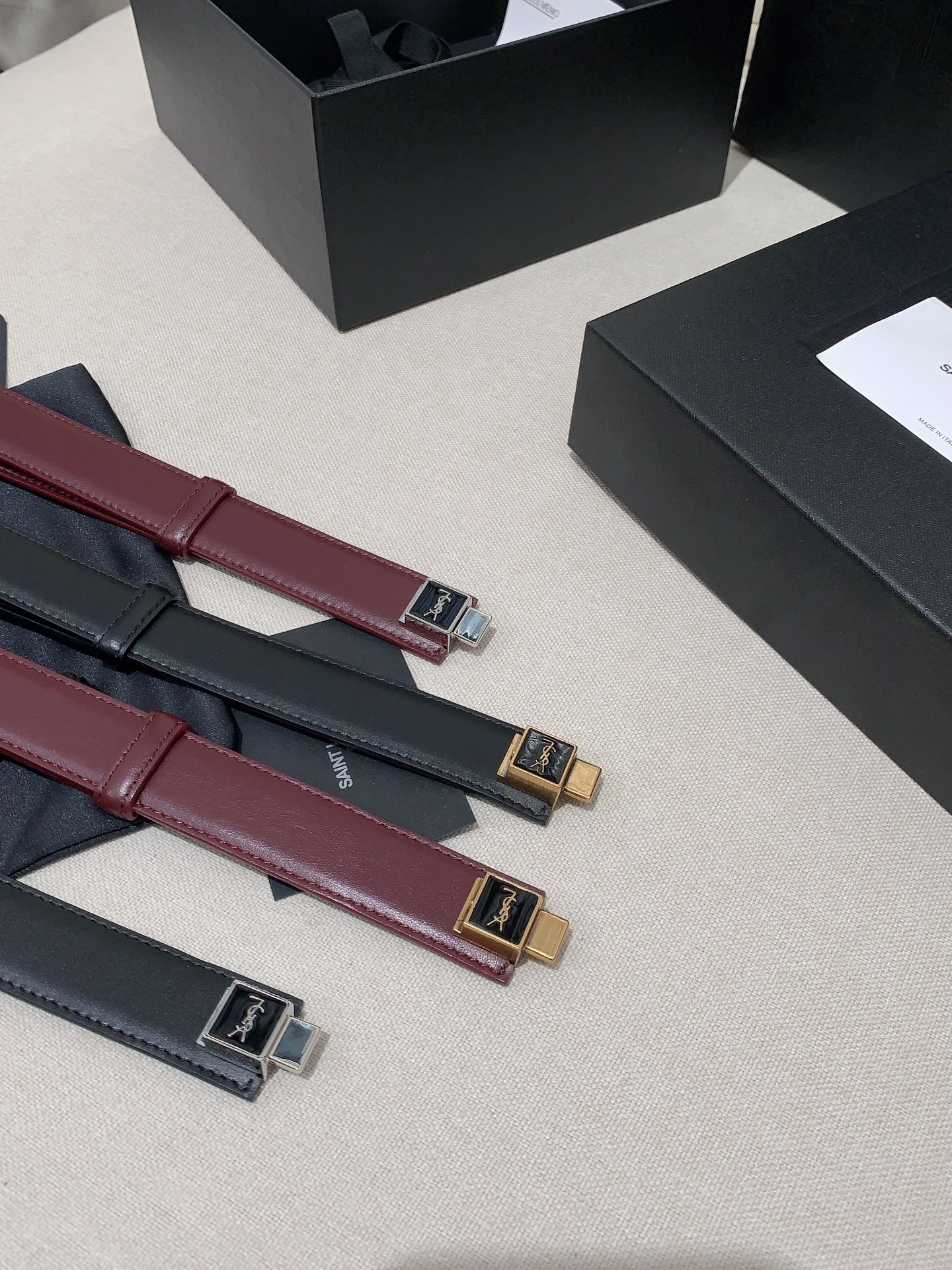 YSL Ceremonial Belt: Simple and Low-key Style, 2.5 cm Wide - 图片 8