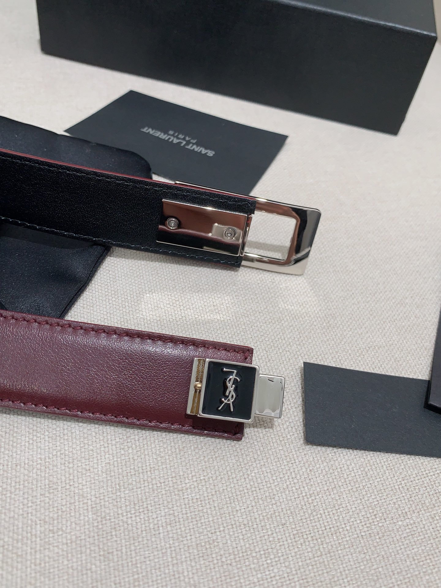 YSL Ceremonial Belt: Simple and Low-key Style, 2.5 cm Wide - 图片 5