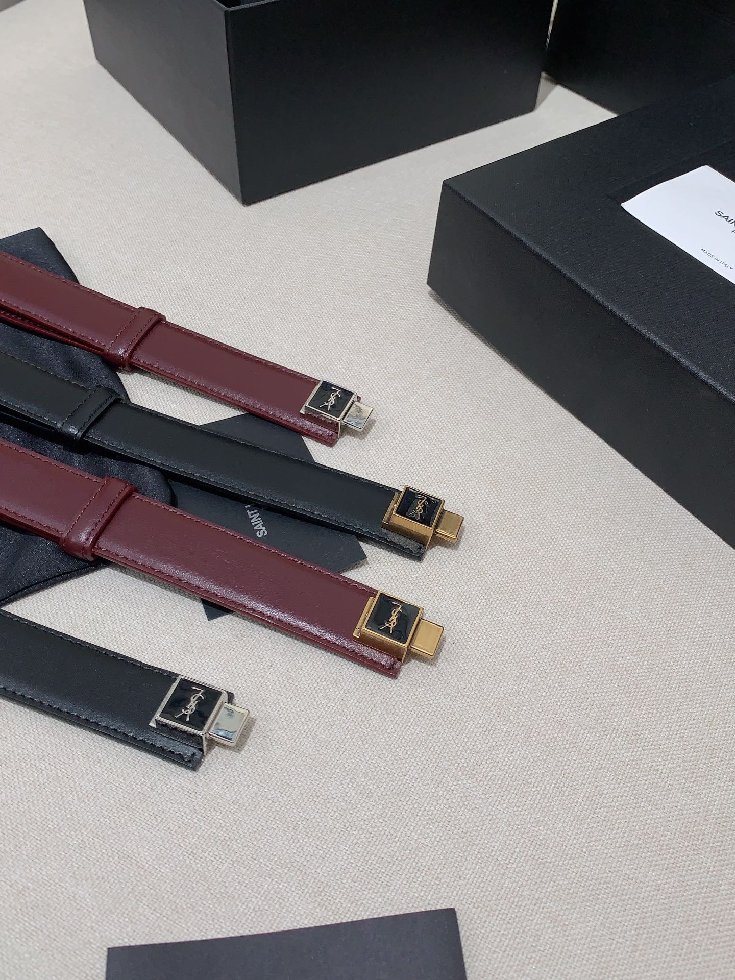 YSL Ceremonial Belt: Simple and Low-key Style, 2.5 cm Wide - 图片 6