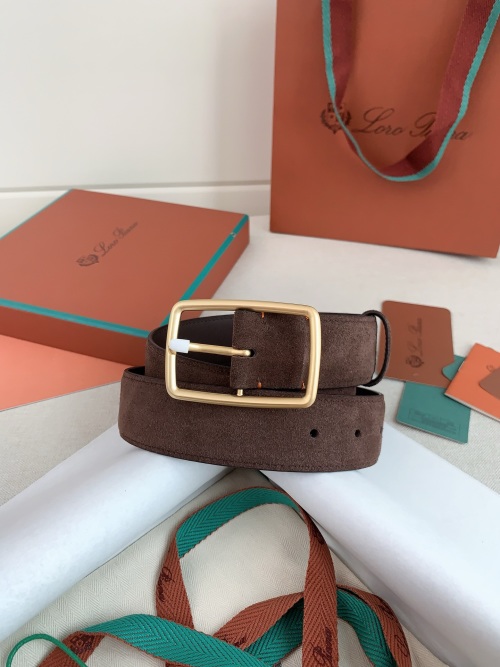 Loro Piana Suede Leather Belt with Gold Buckle | Italian Craftsmanship 1 Loro Piana Suede Leather Belt with Gold Buckle | Italian Craftsmanship
