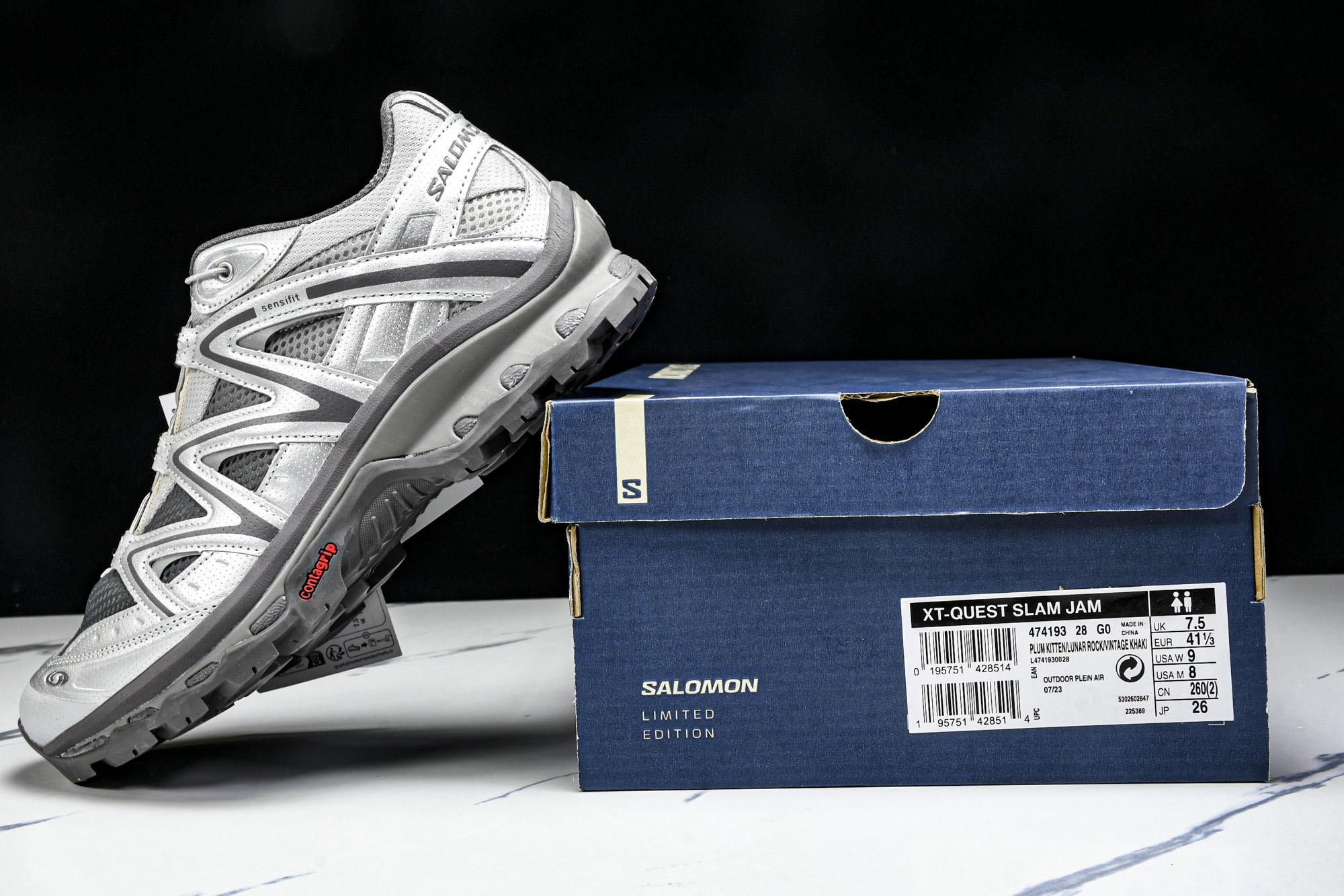 
Salomon XT-Quest ADV Beige 萨洛蒙 探索者系列户外越野跑鞋 灰褐色 -28
