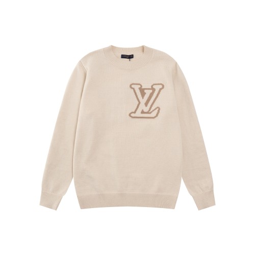 Louis Vuitton Jacquard Wool Knit Sweater - Unisex Oversized Fit 18 Louis Vuitton Jacquard Wool Knit Sweater - Unisex Oversized Fit