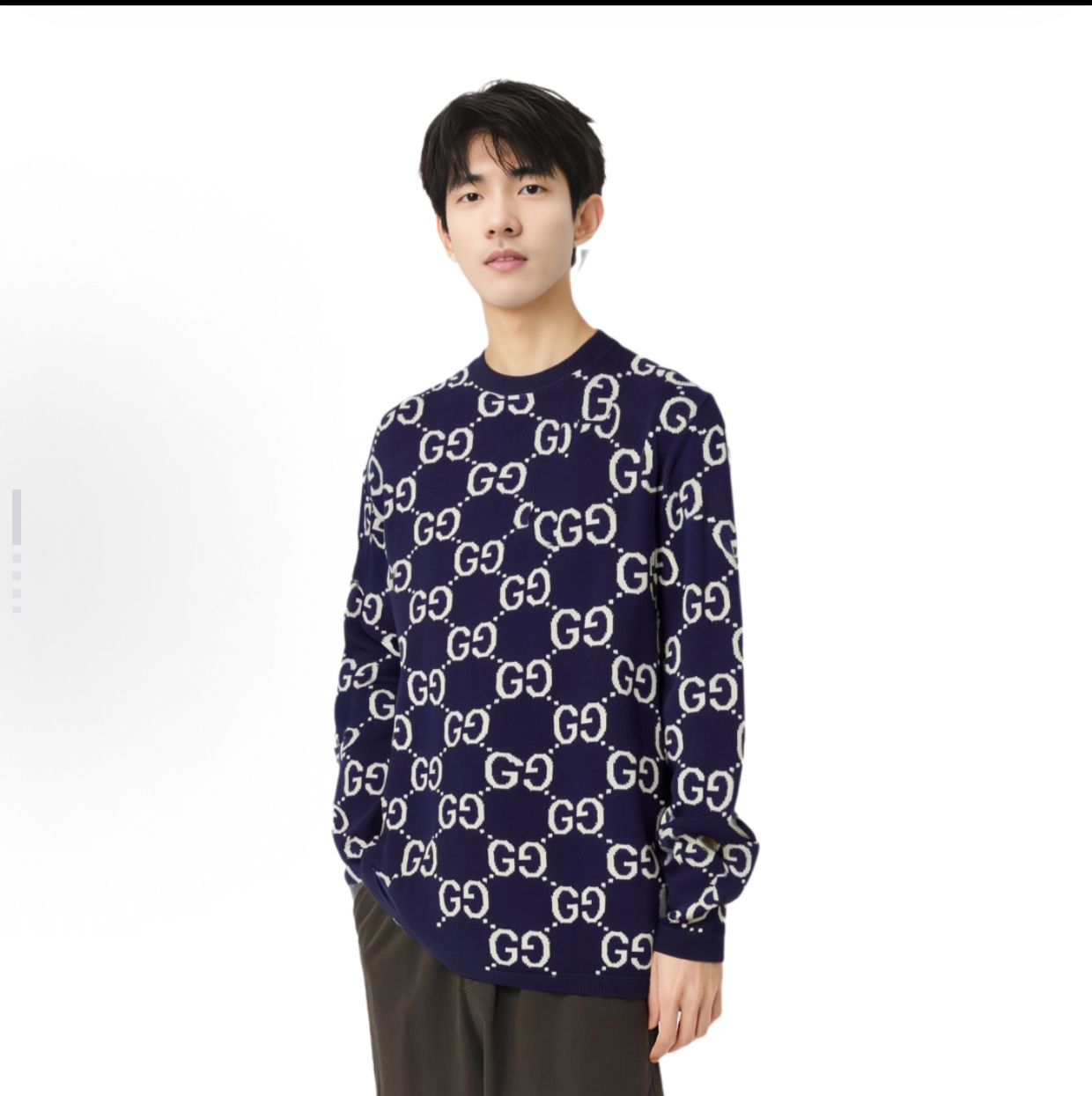 
P165
Gucci秋冬新品（顶级品质 区别通货）
重磅推出高密度织毛衣
GG满印时尚又个性 超级百搭好看的一款 手感柔软男女同款 原版面料官方同款
一比一还原辅料齐全
M L XL XXL