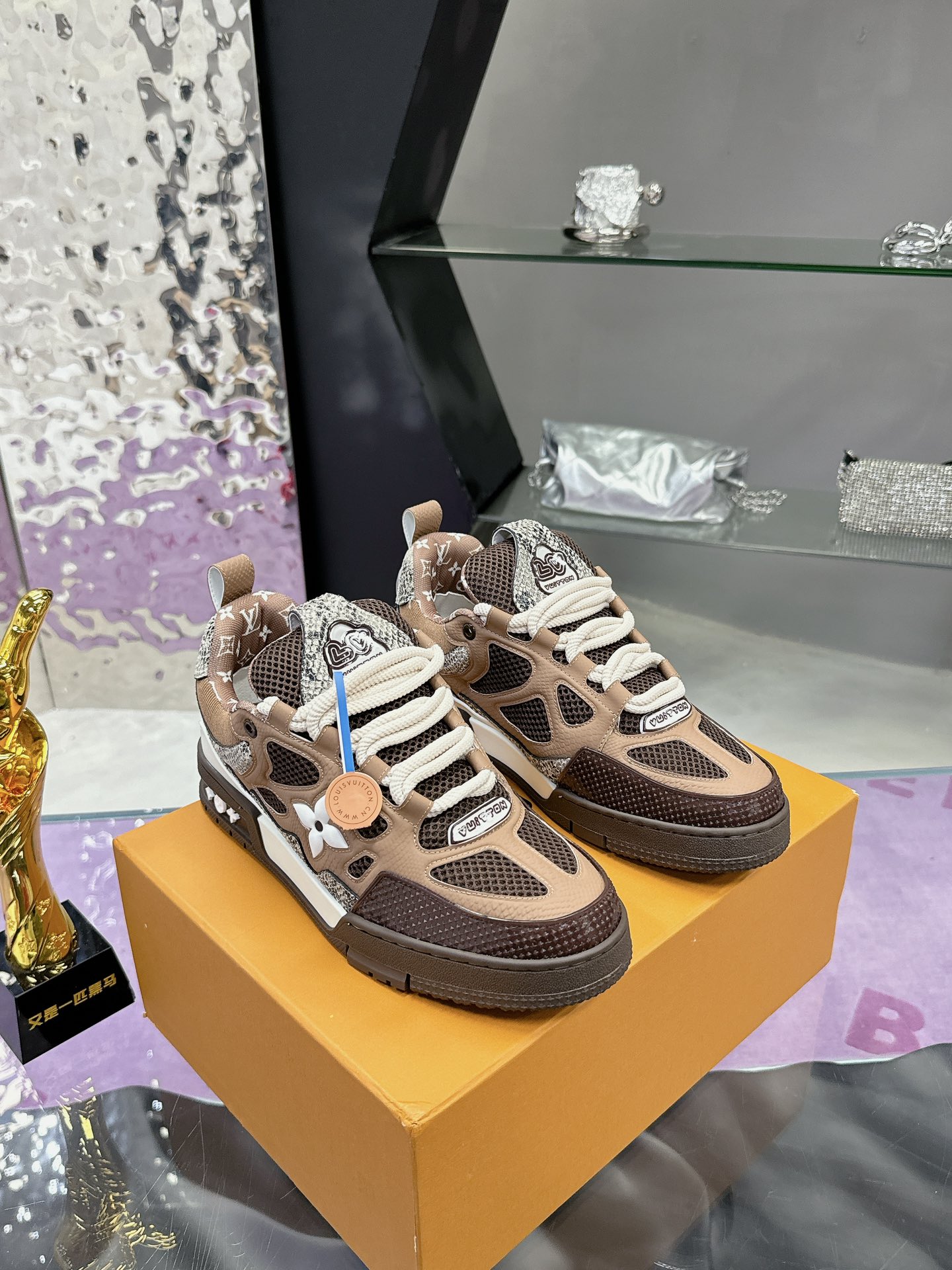 𝙇𝙑 𝟐𝟎𝟐4 𝐒𝐒 𝐧𝐞𝐰 💗🔝 LOUIS VUITTON Trainer Sneaker LOUISVUITTON 2024 90 Chunky Skate Scarpe Trainer DIOR Chunky Lv 😘 Taglia: 35-40 39-46