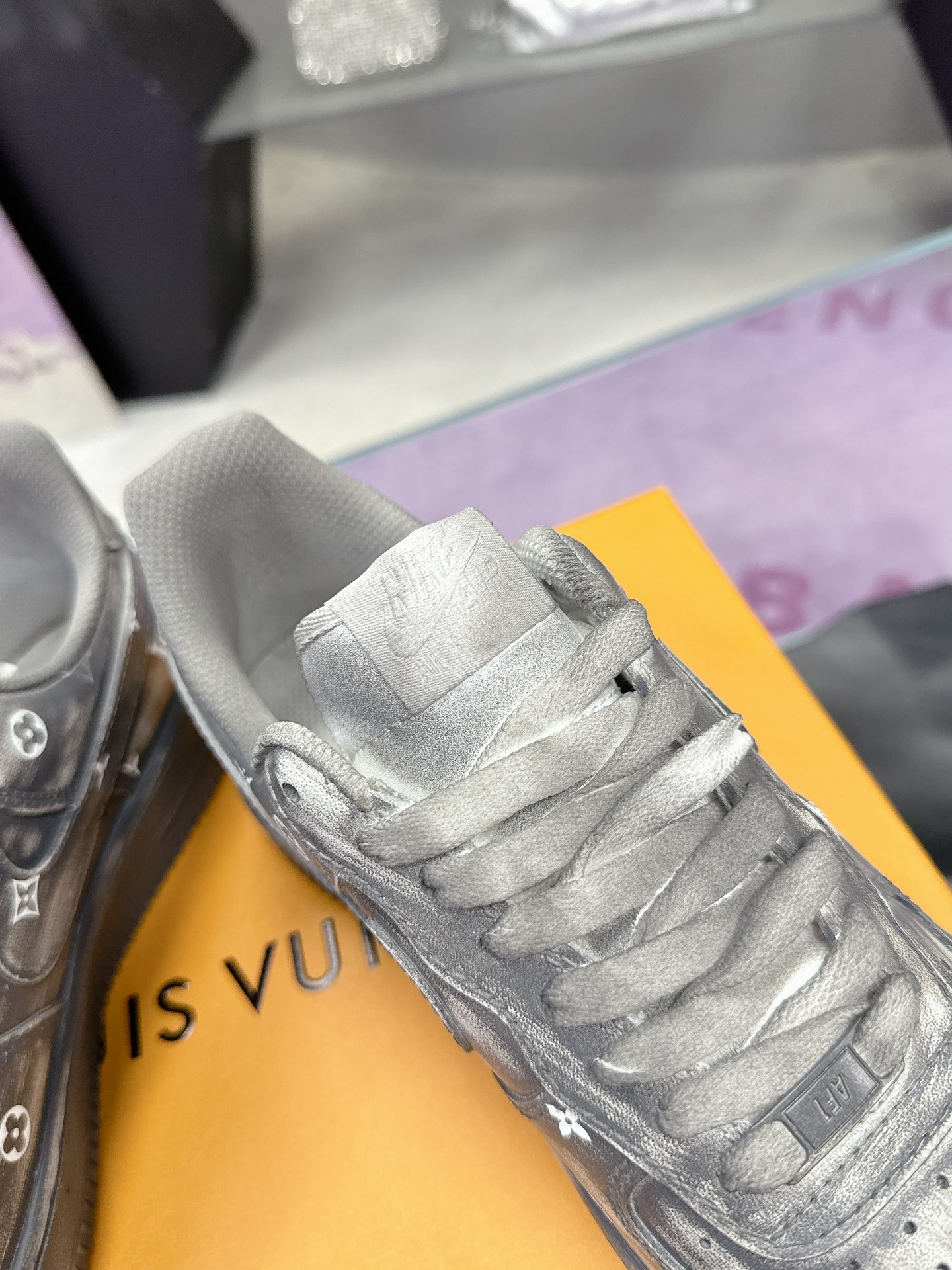 Nike空軍一号 手工カスタム版 男女兼用 ストリートスタイル