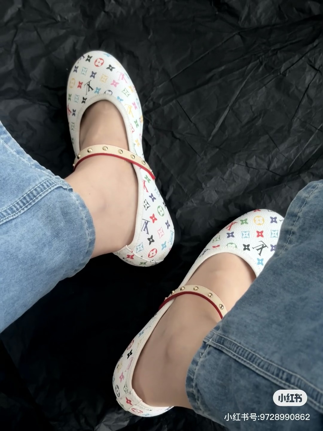 NO:230715,Murakami Takashi series foot demonstration, ballet shoes19860909村上隆系列 上脚示范,芭蕾舞鞋,Women's Shoes