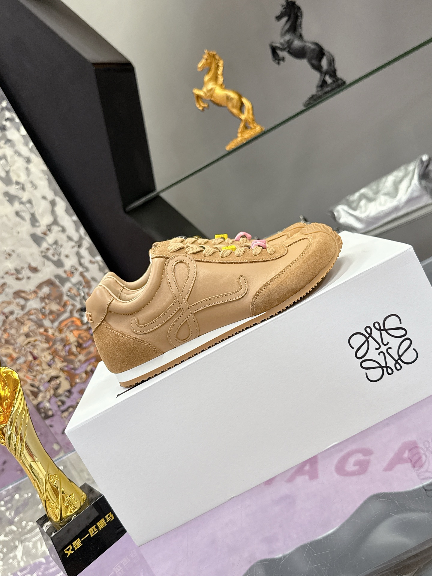 罗意威 Loewe 高定典藏经典高奢皮鞋男鞋女鞋鞋履高跟鞋 #818CA18B 3