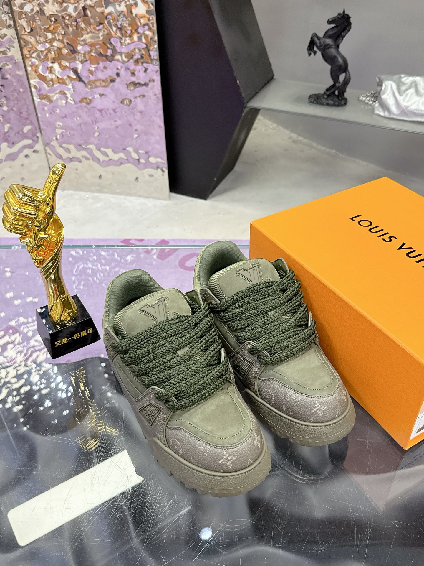 LVパンディング カップルシューズ 高品質リファインドモデル