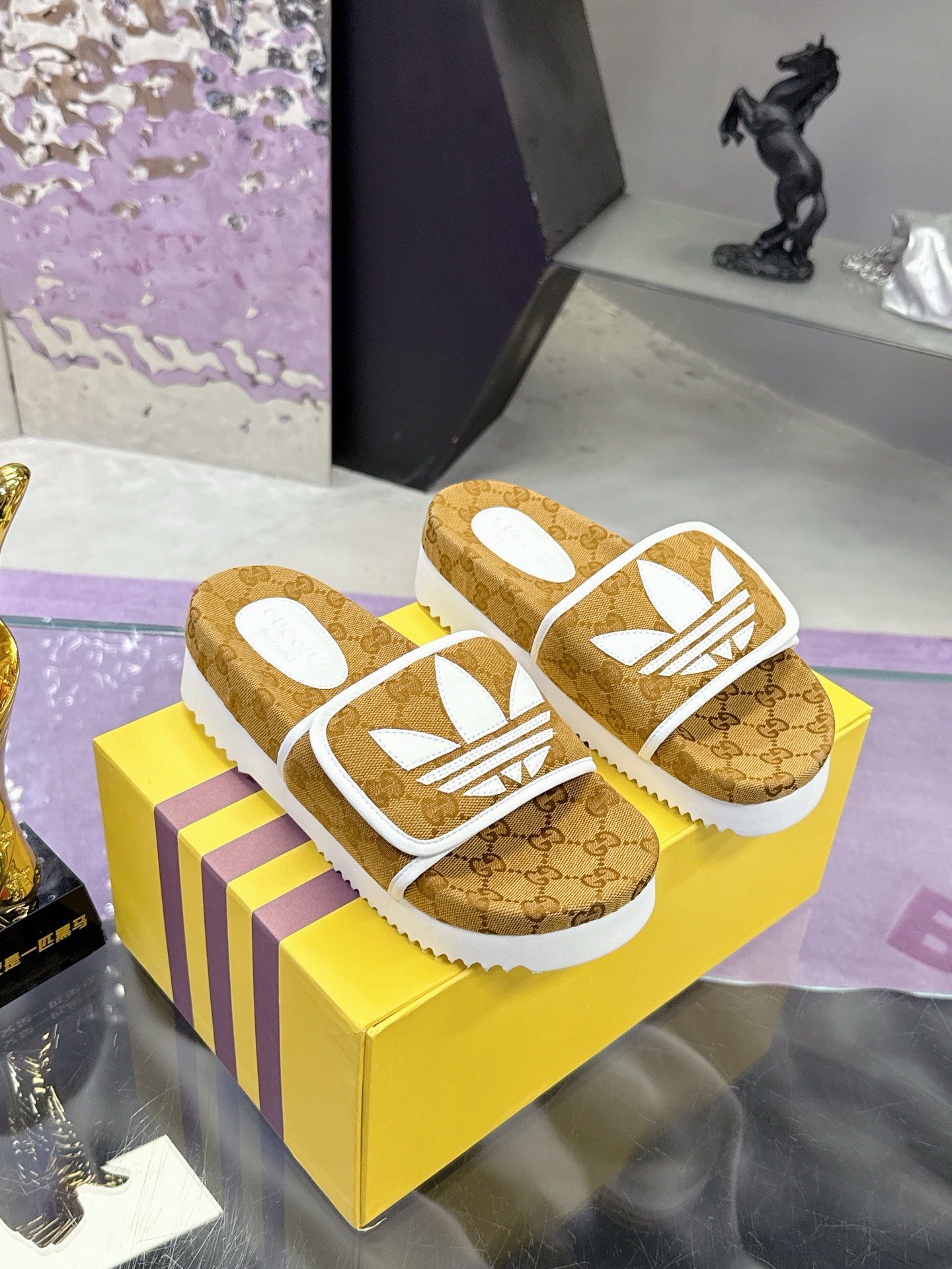 Precio de fábrica: adidas co-branded Gucci Gucci zapatillas adidas x Gucci co-branded zapatilla de p