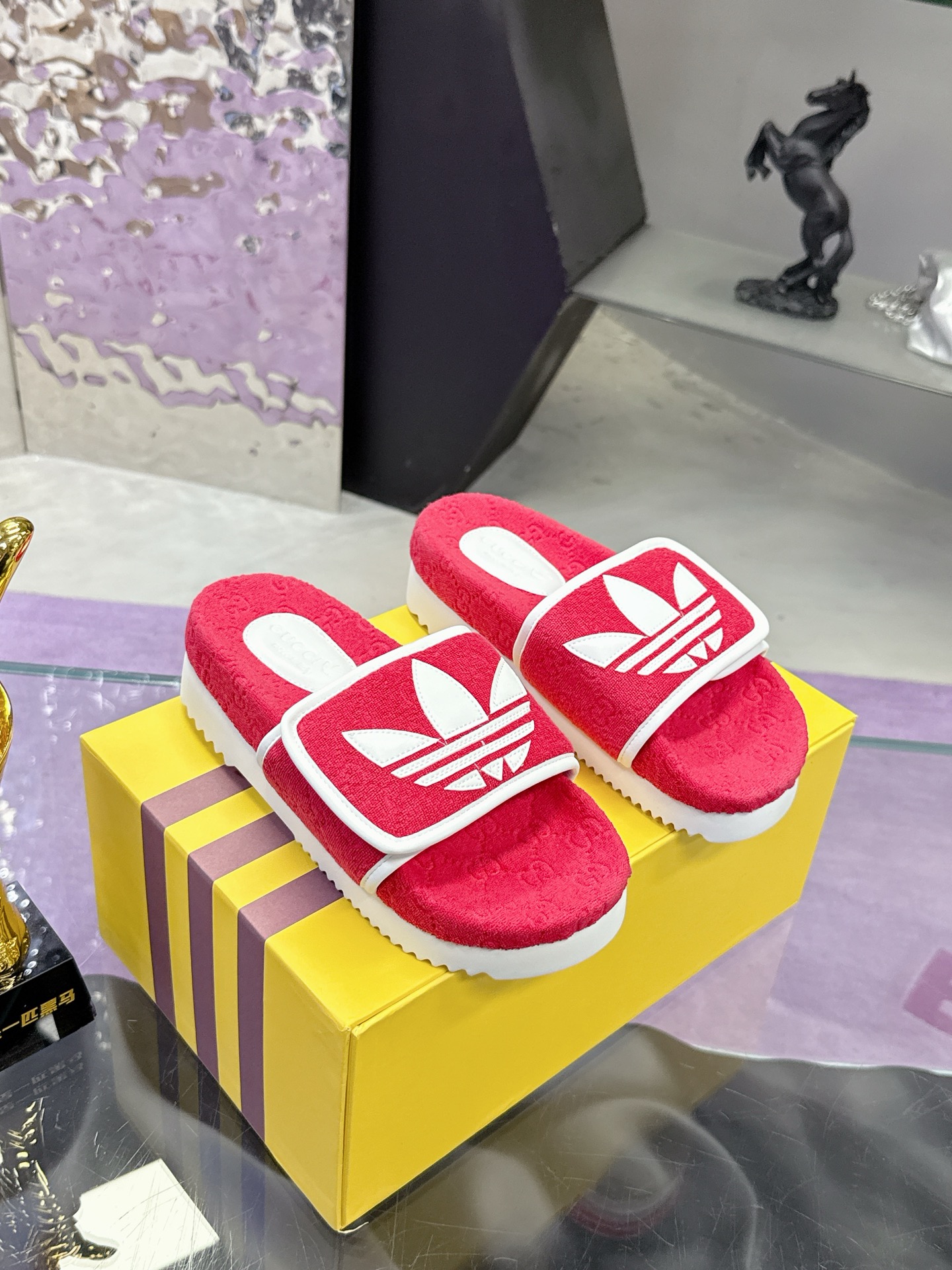 Precio de fábrica: adidas co-branded Gucci Gucci zapatillas adidas x Gucci co-branded zapatilla de p