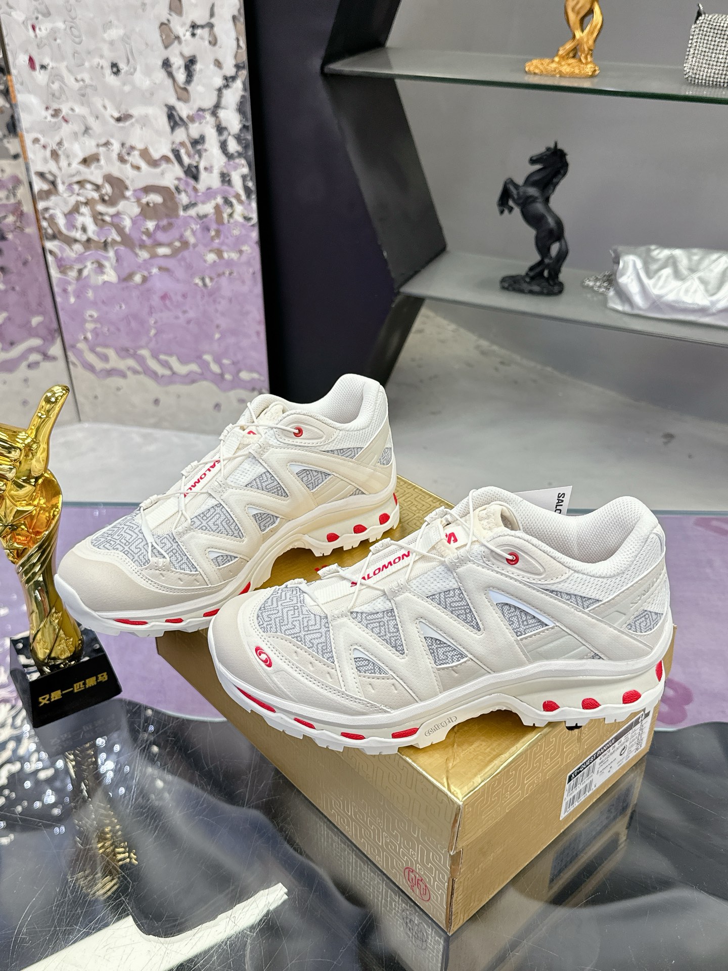 Precio de fábrica: modelos de parejas, entrenador código Salomon zapatos al aire libre toda la red D