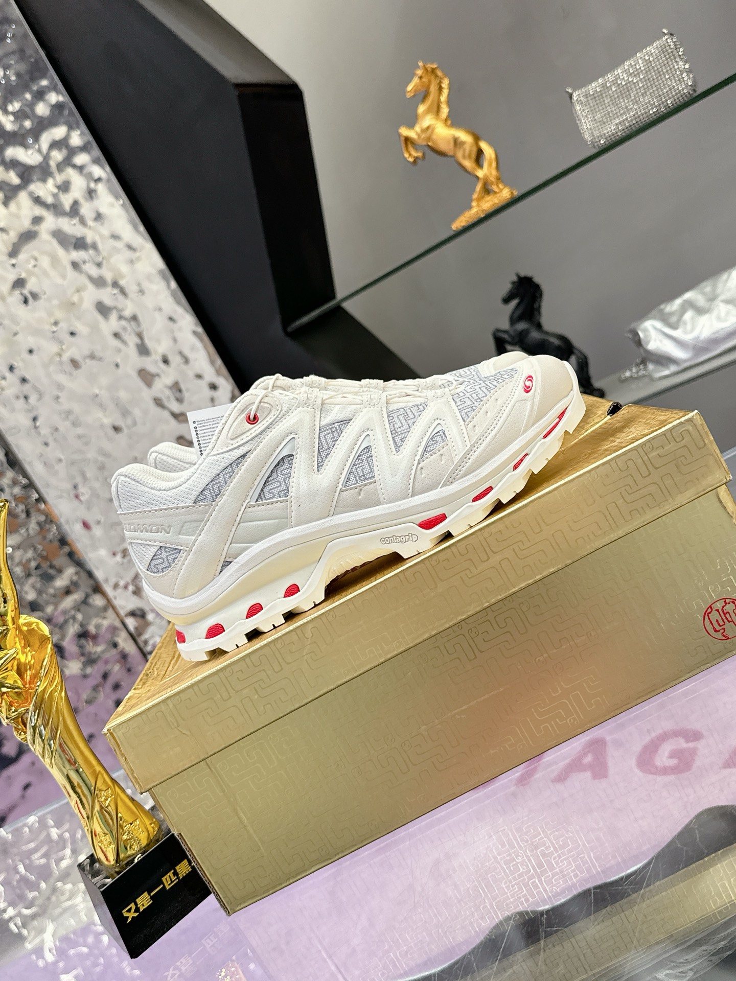 Precio de fábrica: modelos de parejas, entrenador código Salomon zapatos al aire libre toda la red D