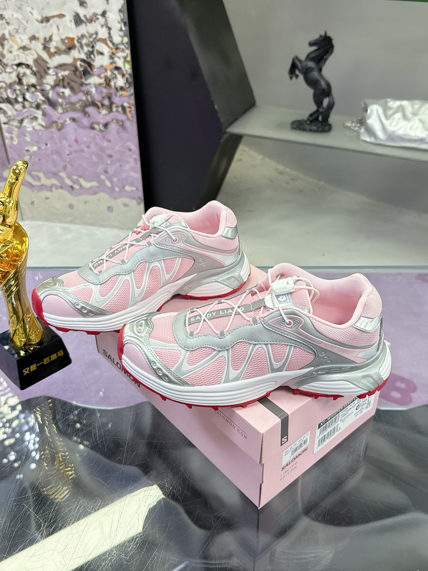 PRECIO DE FÁBRICA: Rosa Mujer Otros Colores Talla Pareja SALOMON ¡Salomon XT-WHISPER zapatillas de t