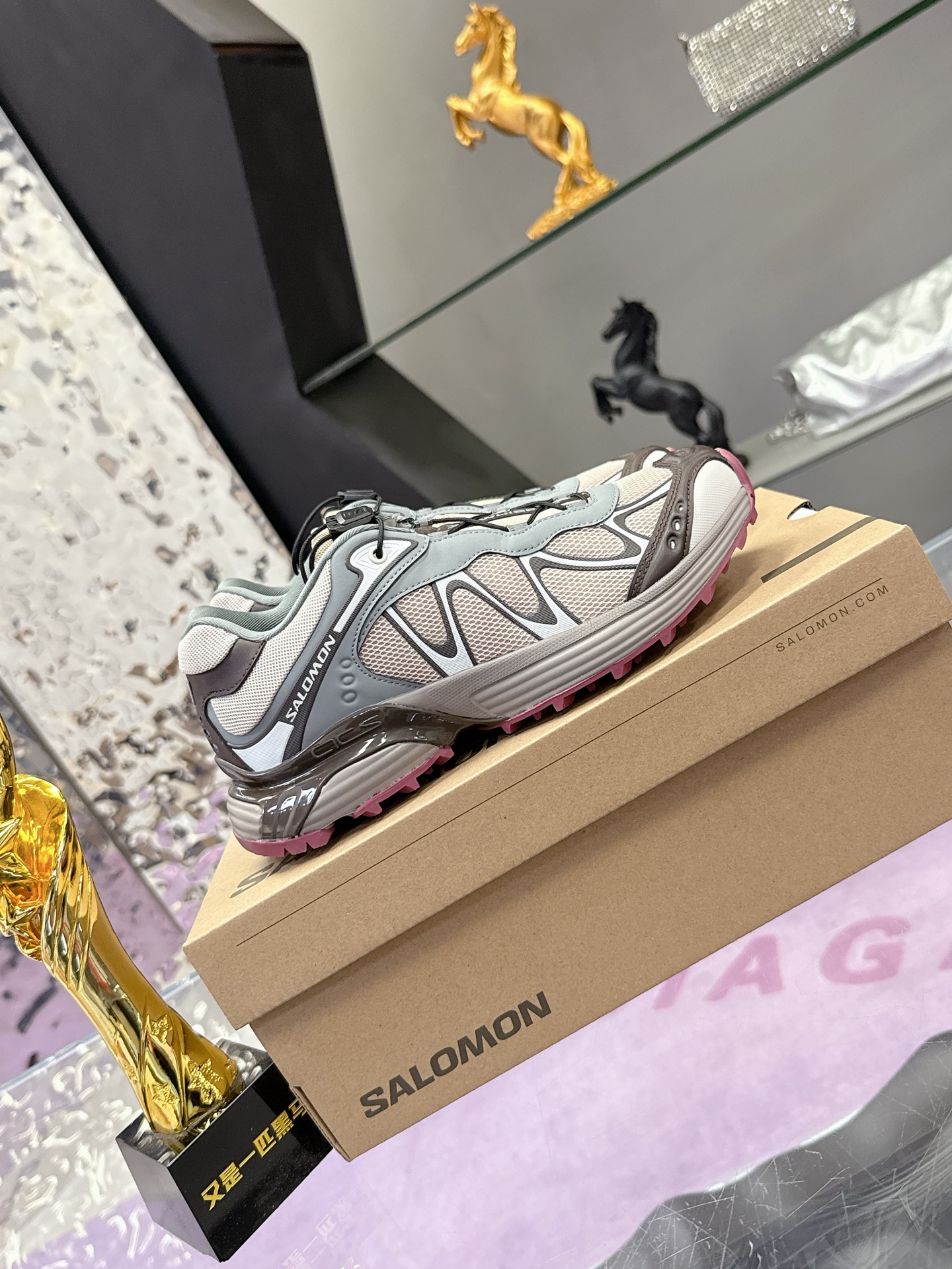 PRECIO DE FÁBRICA: Rosa Mujer Otros Colores Talla Pareja SALOMON ¡Salomon XT-WHISPER zapatillas de t