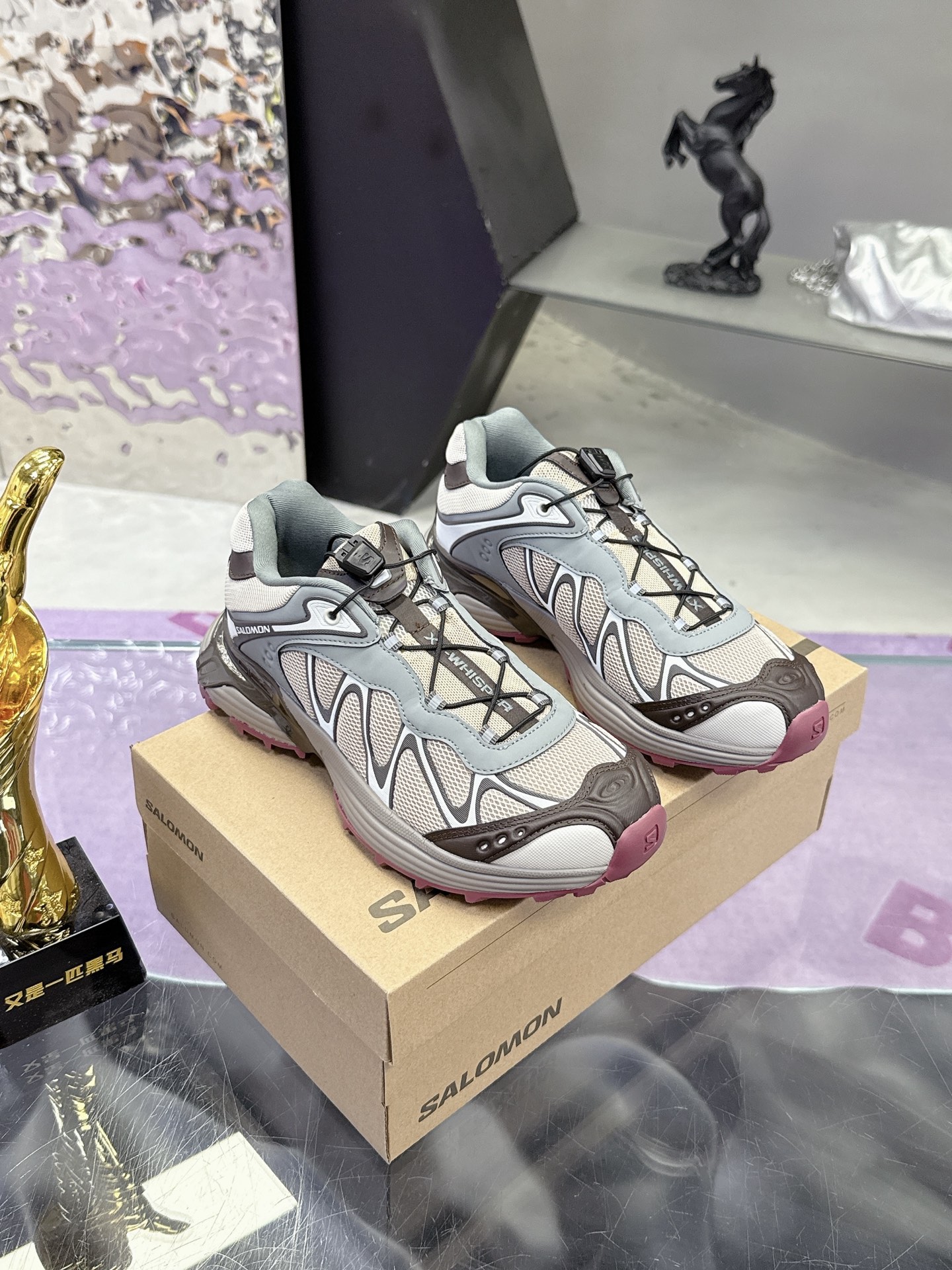 PRECIO DE FÁBRICA: Rosa Mujer Otros Colores Talla Pareja SALOMON ¡Salomon XT-WHISPER zapatillas de t