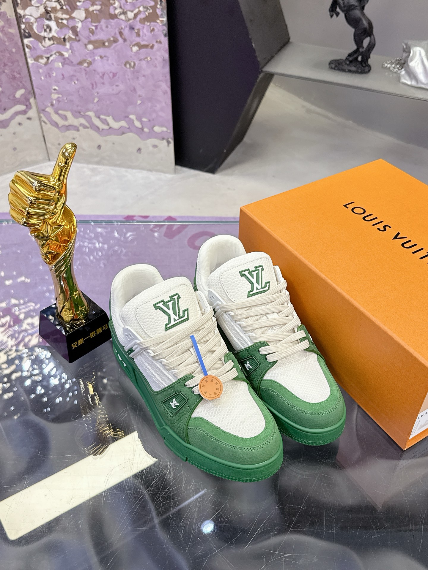 Louis Vuitton LV 路易威登L家 驴牌 Trainer系列 休闲 运动鞋 滑板鞋