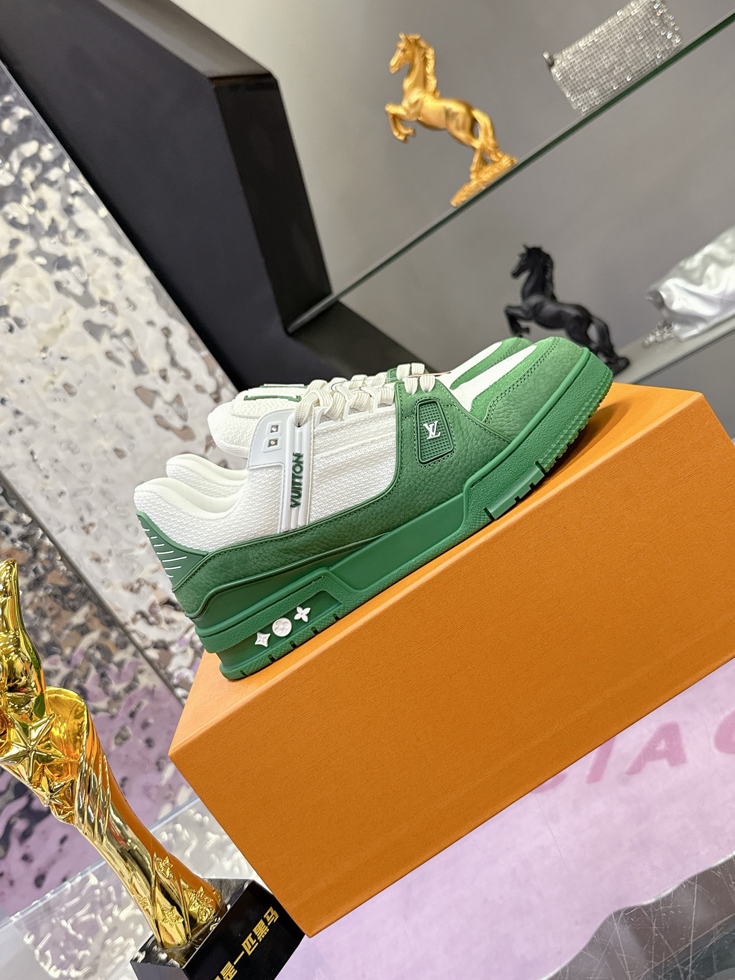Louis Vuitton LV 路易威登L家 驴牌 Trainer系列 休闲 运动鞋 滑板鞋
