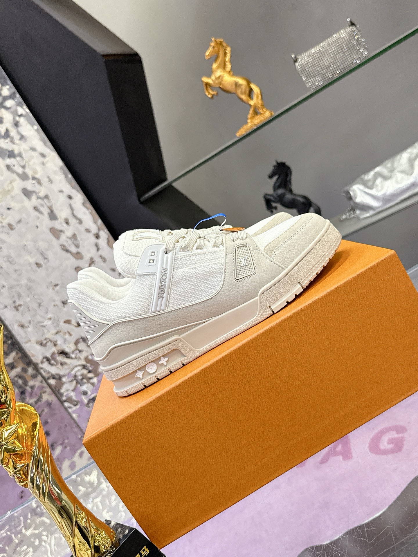 Louis Vuitton LV 路易威登L家 驴牌 Trainer系列 休闲 运动鞋 滑板鞋