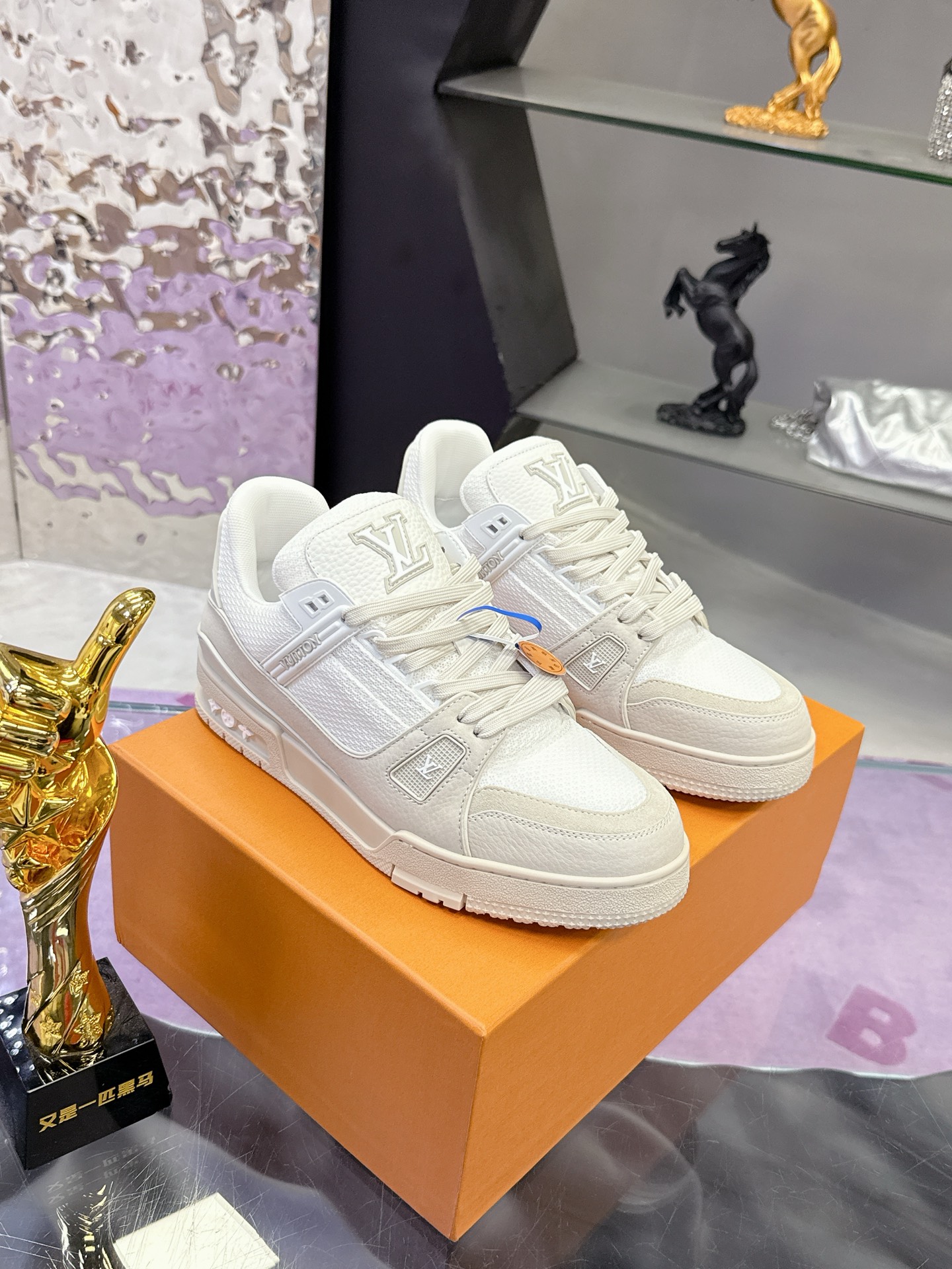 Louis Vuitton LV 路易威登L家 驴牌 Trainer系列 休闲 运动鞋 滑板鞋