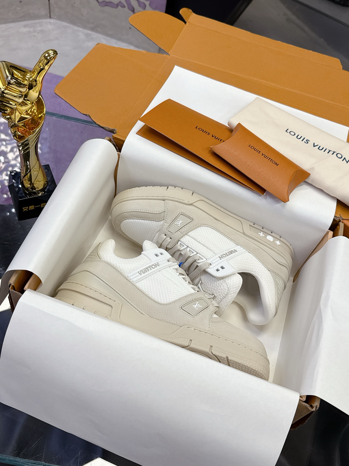 Louis Vuitton LV 路易威登L家 驴牌 Trainer系列 休闲 运动鞋 滑板鞋