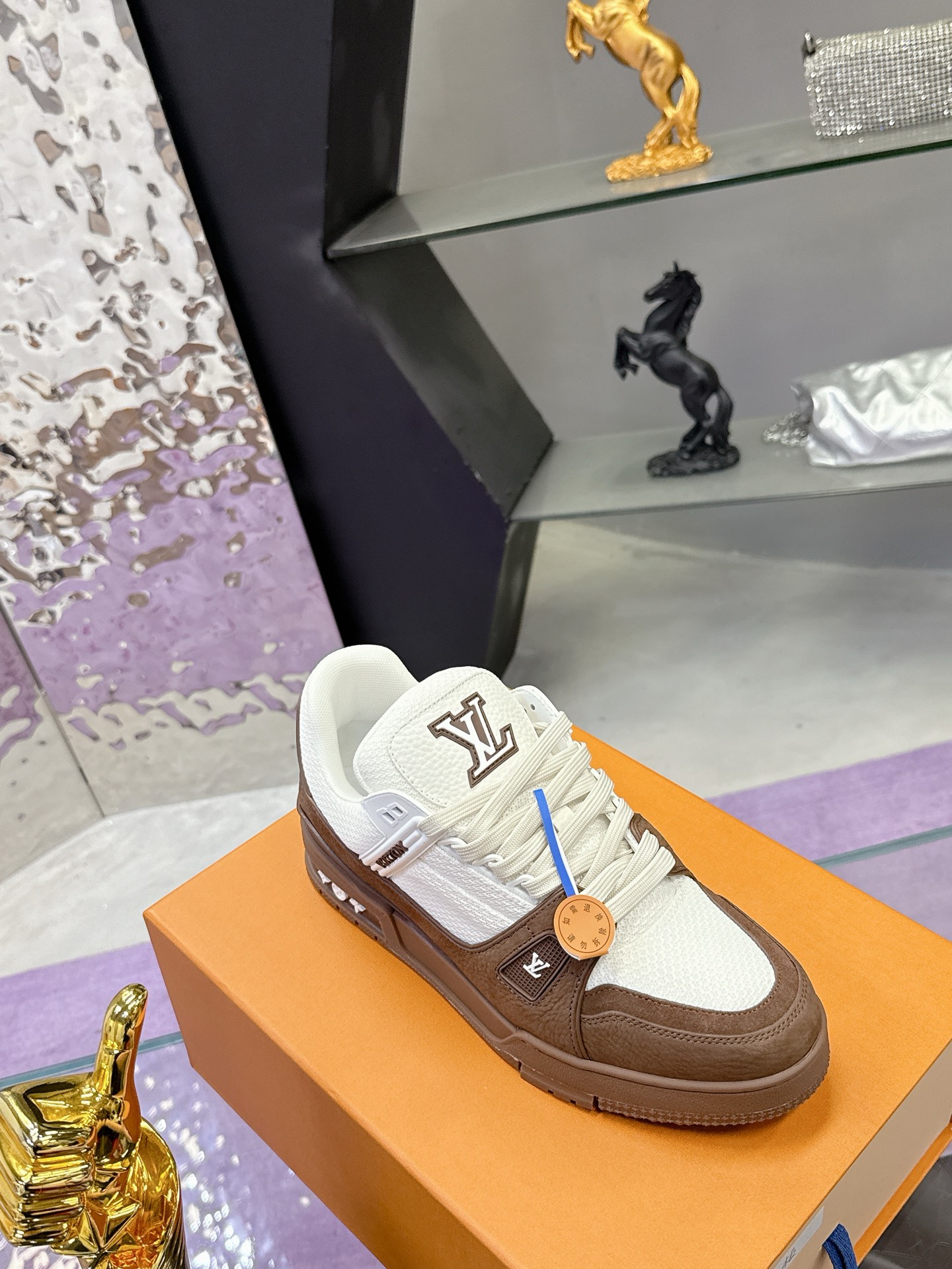 Louis Vuitton LV 路易威登L家 驴牌 Trainer系列 休闲 运动鞋 滑板鞋