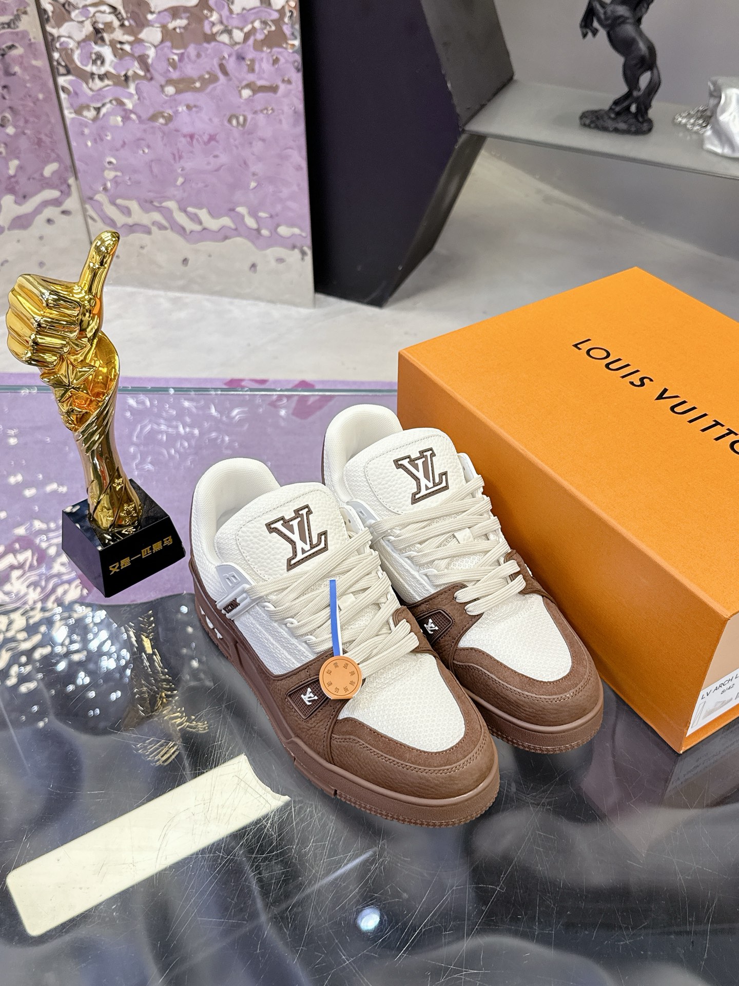Louis Vuitton LV 路易威登L家 驴牌 Trainer系列 休闲 运动鞋 滑板鞋