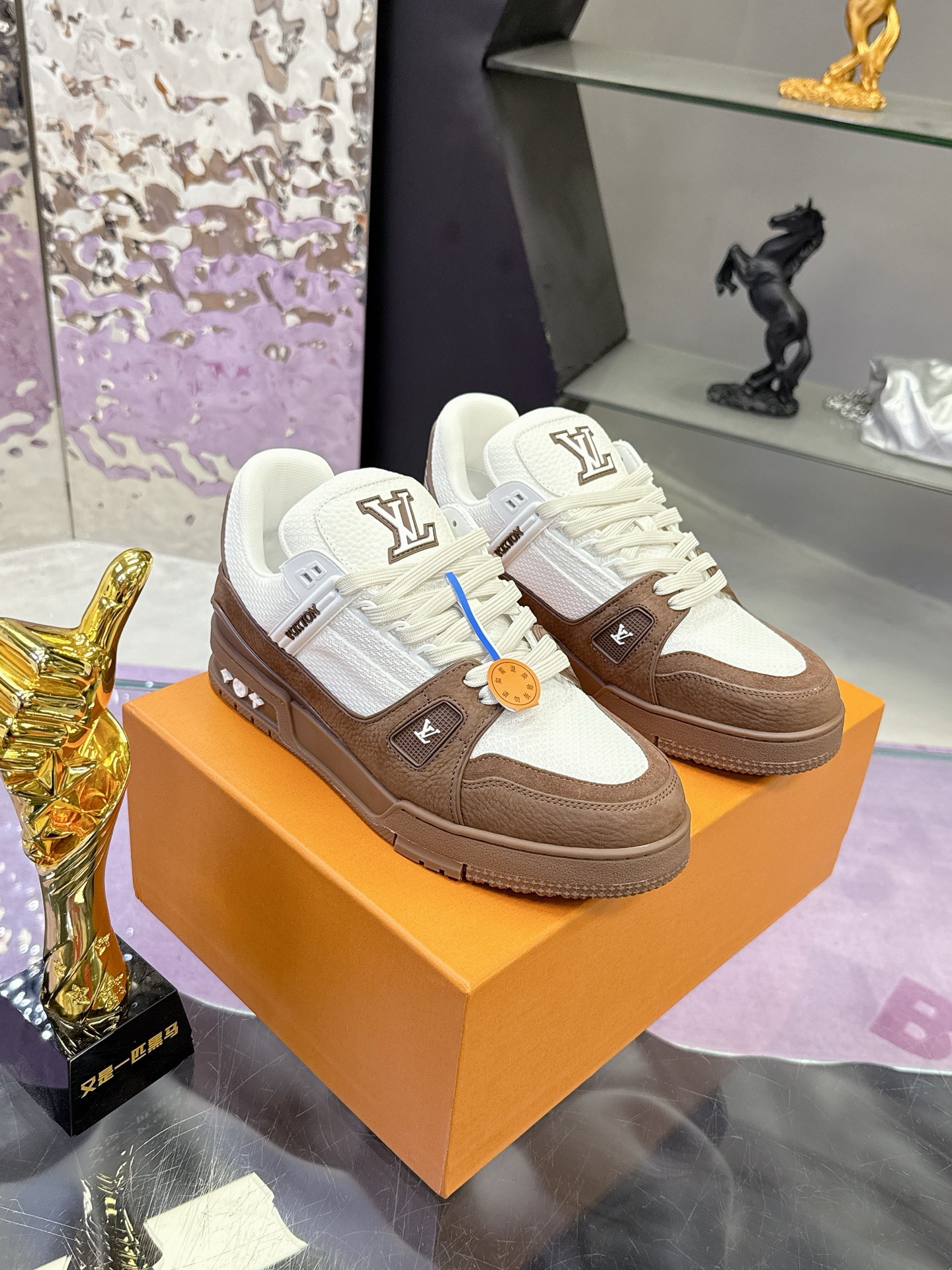 Louis Vuitton LV 路易威登L家 驴牌 Trainer系列 休闲 运动鞋 滑板鞋