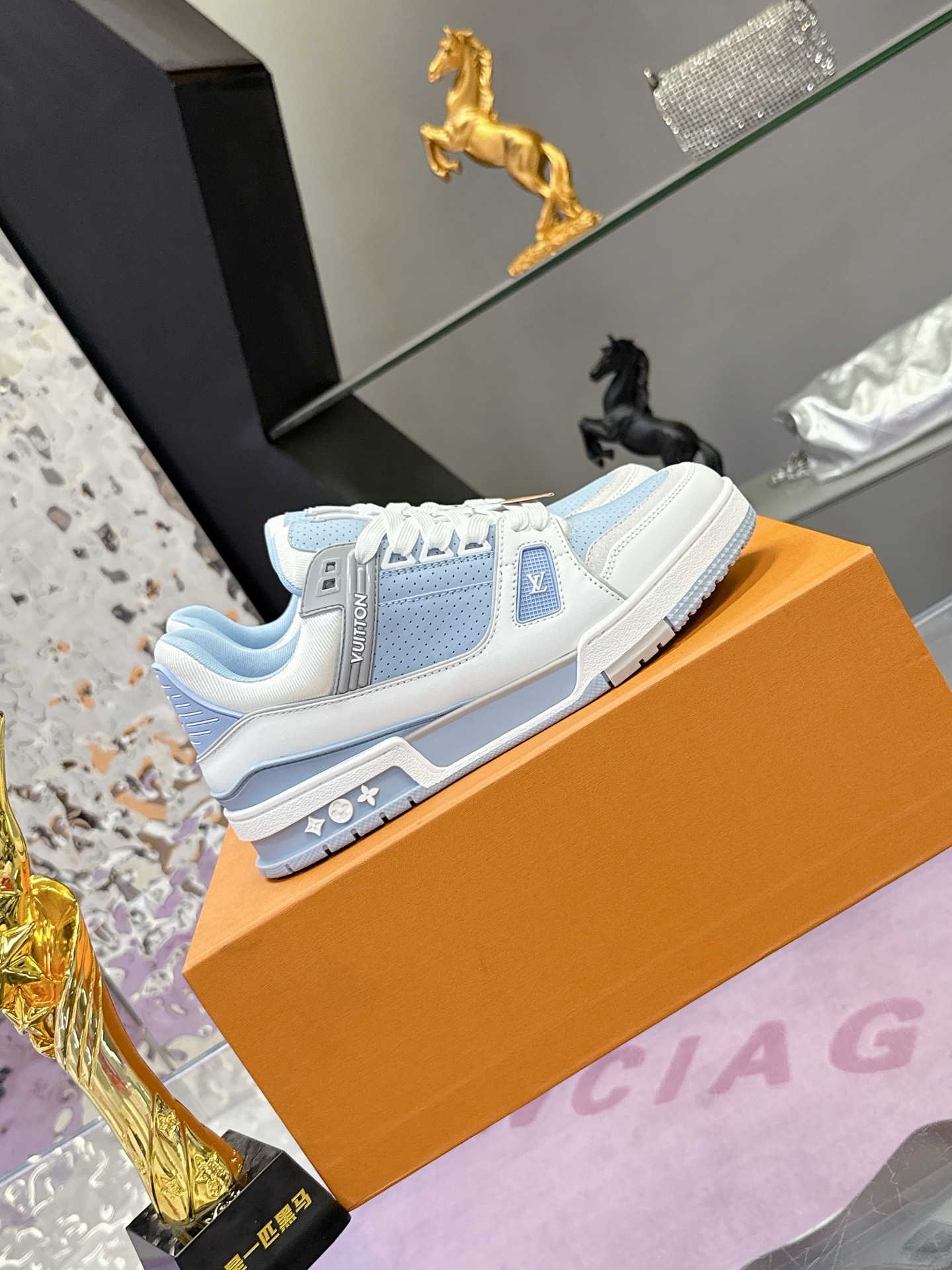 Louis Vuitton LV TARINE路易威登x Tyler 联名款 驴牌 L家 压花 休闲 运动鞋 滑板鞋