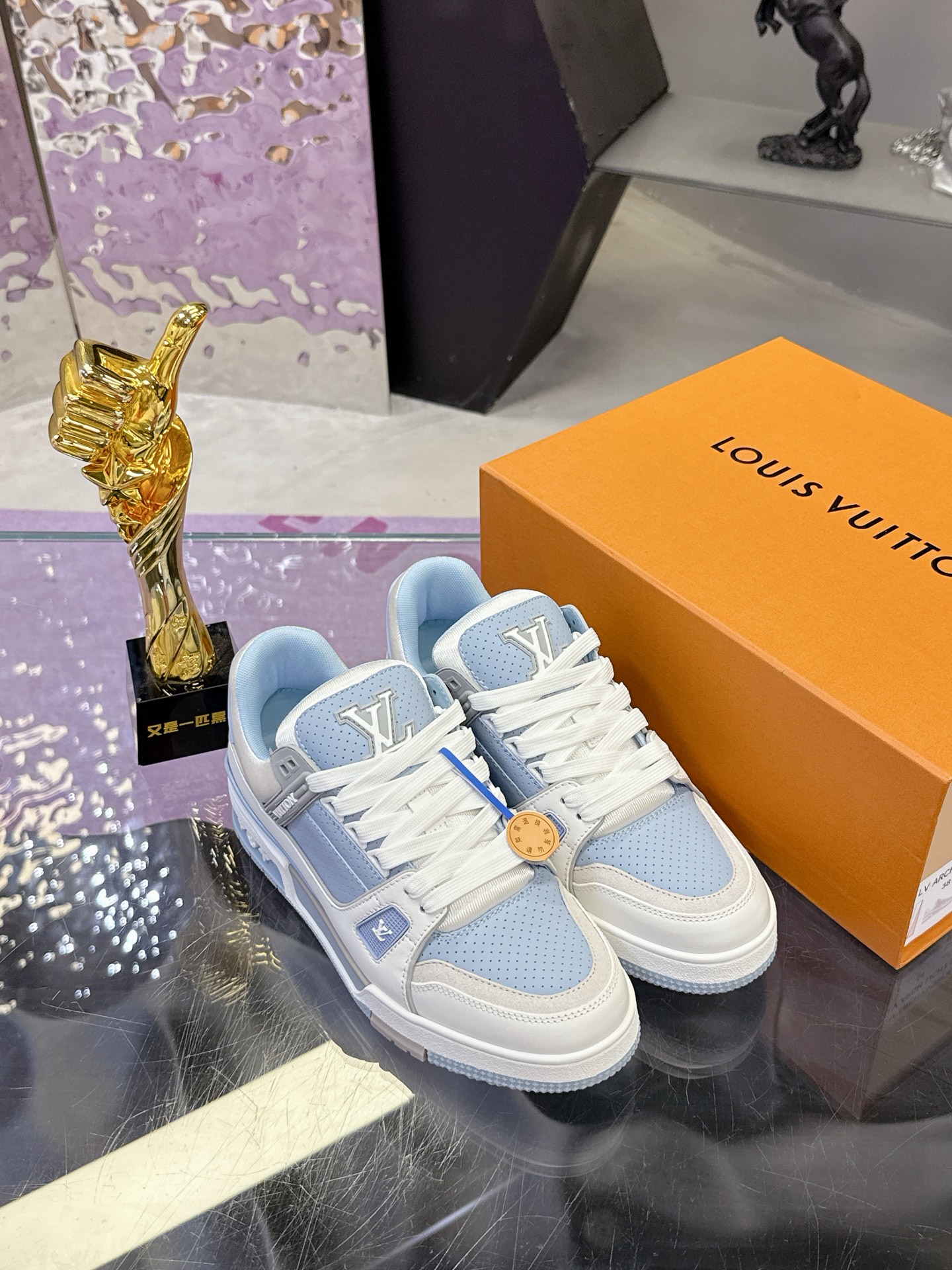 Louis Vuitton LV TARINE路易威登x Tyler 联名款 驴牌 L家 压花 休闲 运动鞋 滑板鞋
