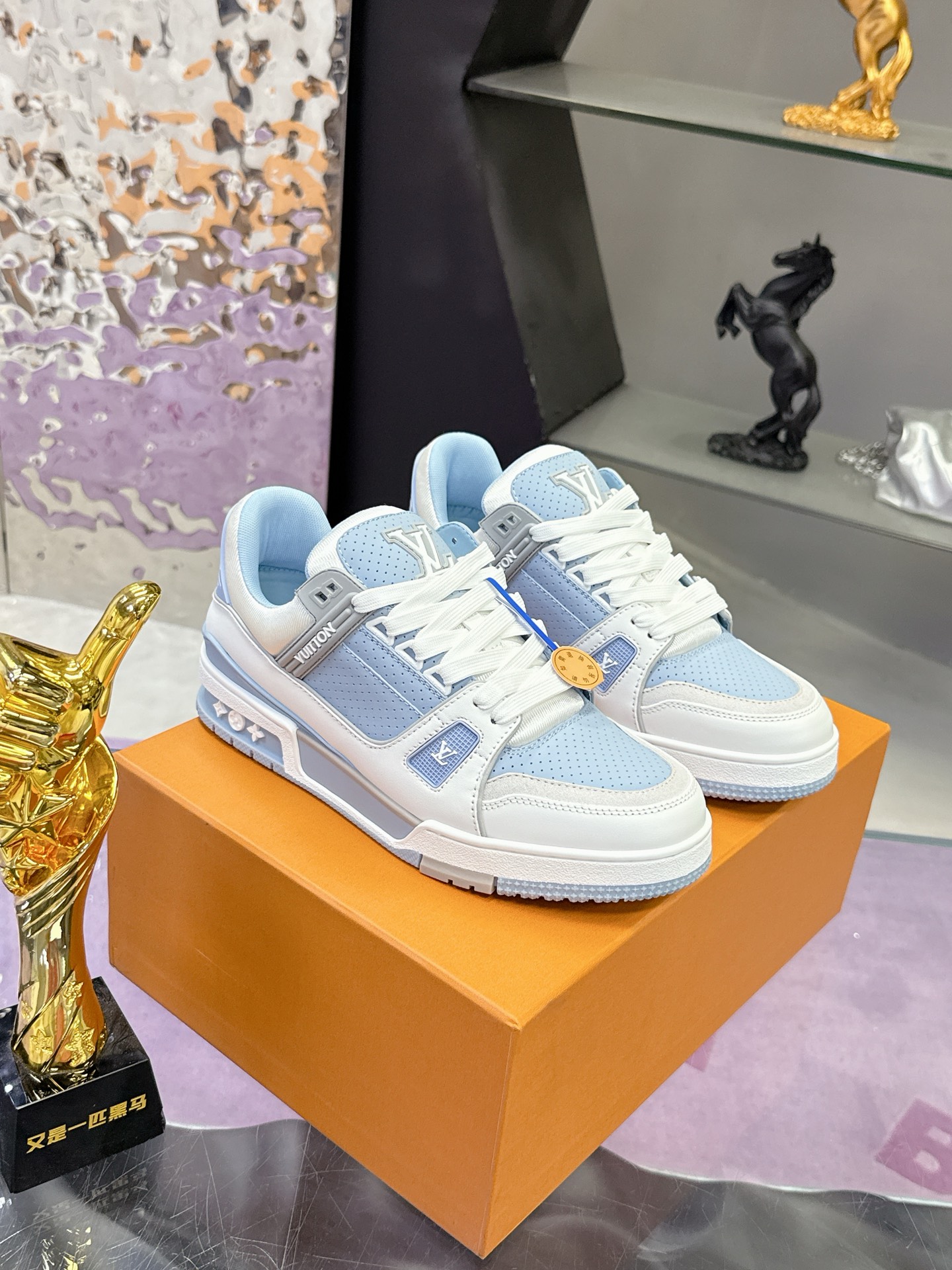 Louis Vuitton LV TARINE路易威登x Tyler 联名款 驴牌 L家 压花 休闲 运动鞋 滑板鞋