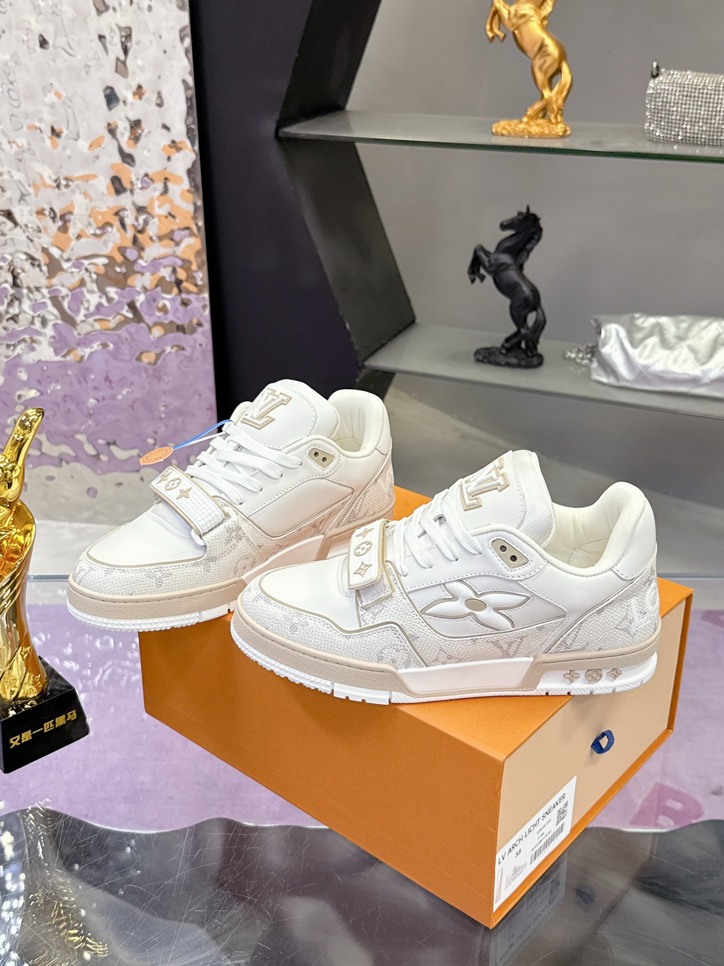 Louis Vuitton LV 路易威登L家 Trainer 25开春/新款 休闲 运动鞋 滑板鞋