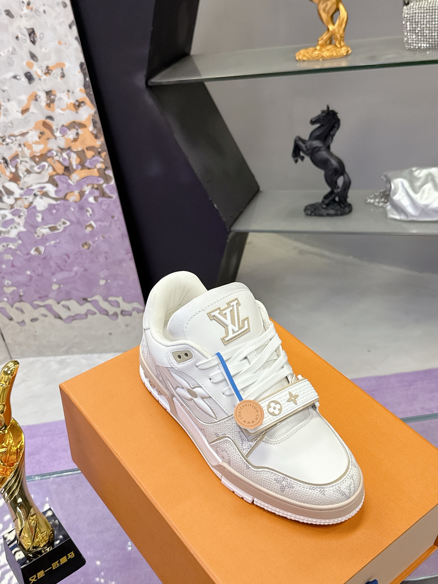 Louis Vuitton LV 路易威登L家 Trainer 25开春/新款 休闲 运动鞋 滑板鞋