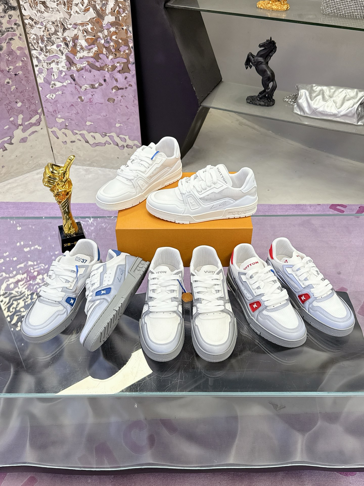 NO:349291,Lv shoes Copa America reflective series, louis vuitton19860909Lv板鞋 美洲杯 反光系列,,louis vuitton,Men's shoes