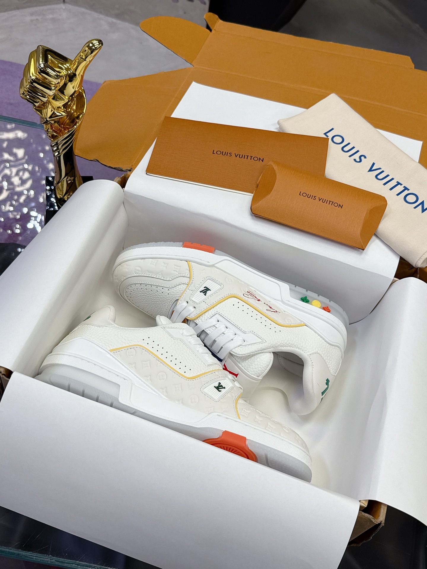 Louis Vuitton LV TARINE路易威登x Tyler 联名款 驴牌 L家 压花 休闲 运动鞋 滑板鞋