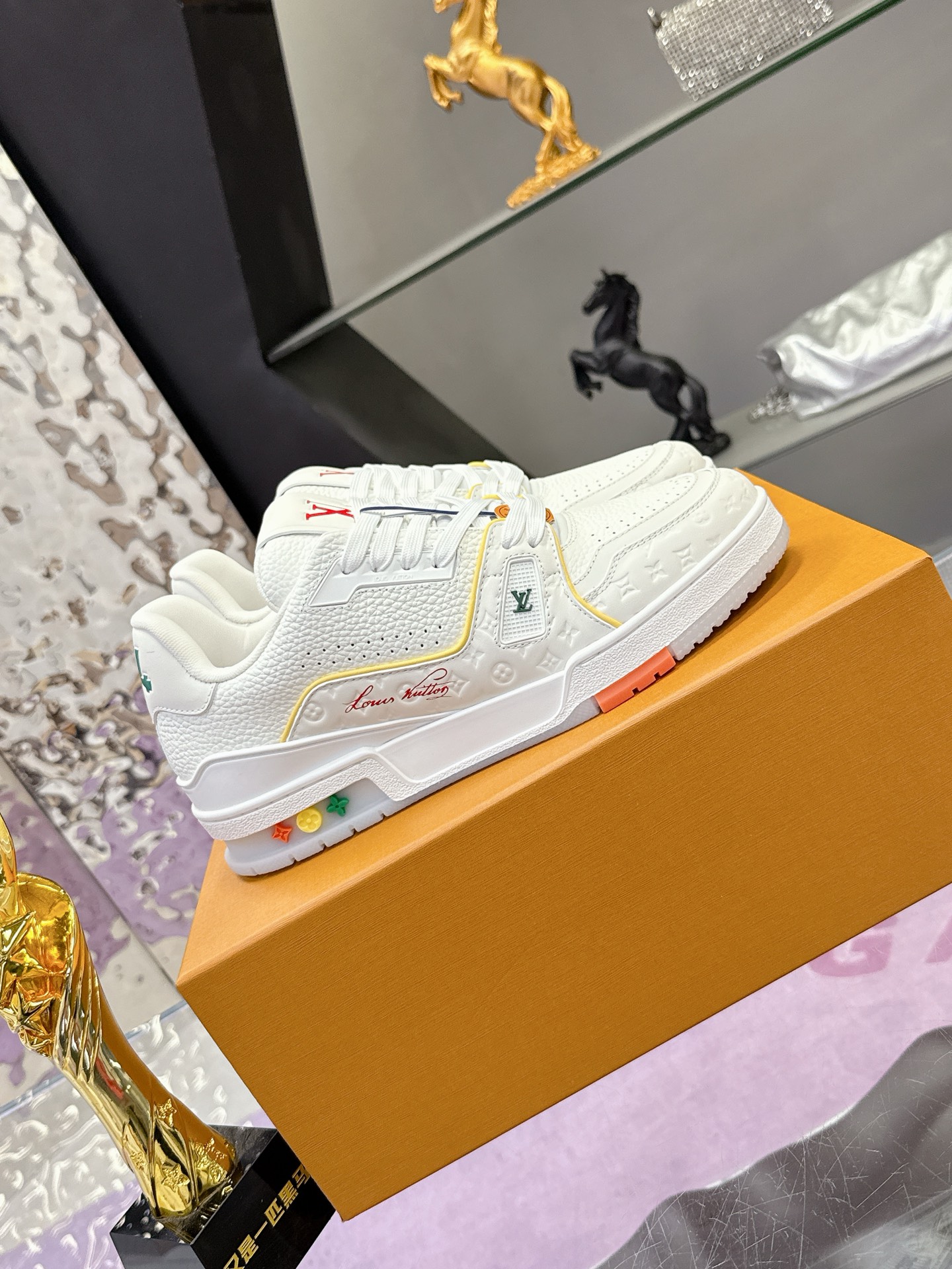 Louis Vuitton LV TARINE路易威登x Tyler 联名款 驴牌 L家 压花 休闲 运动鞋 滑板鞋