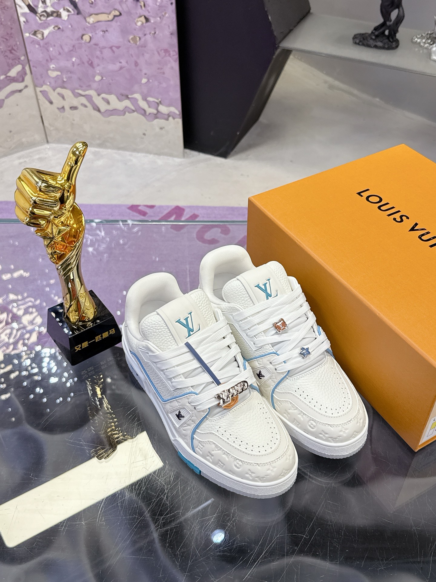 Louis Vuitton LV TARINE路易威登x Tyler 联名款 驴牌 L家 压花 休闲 运动鞋 滑板鞋