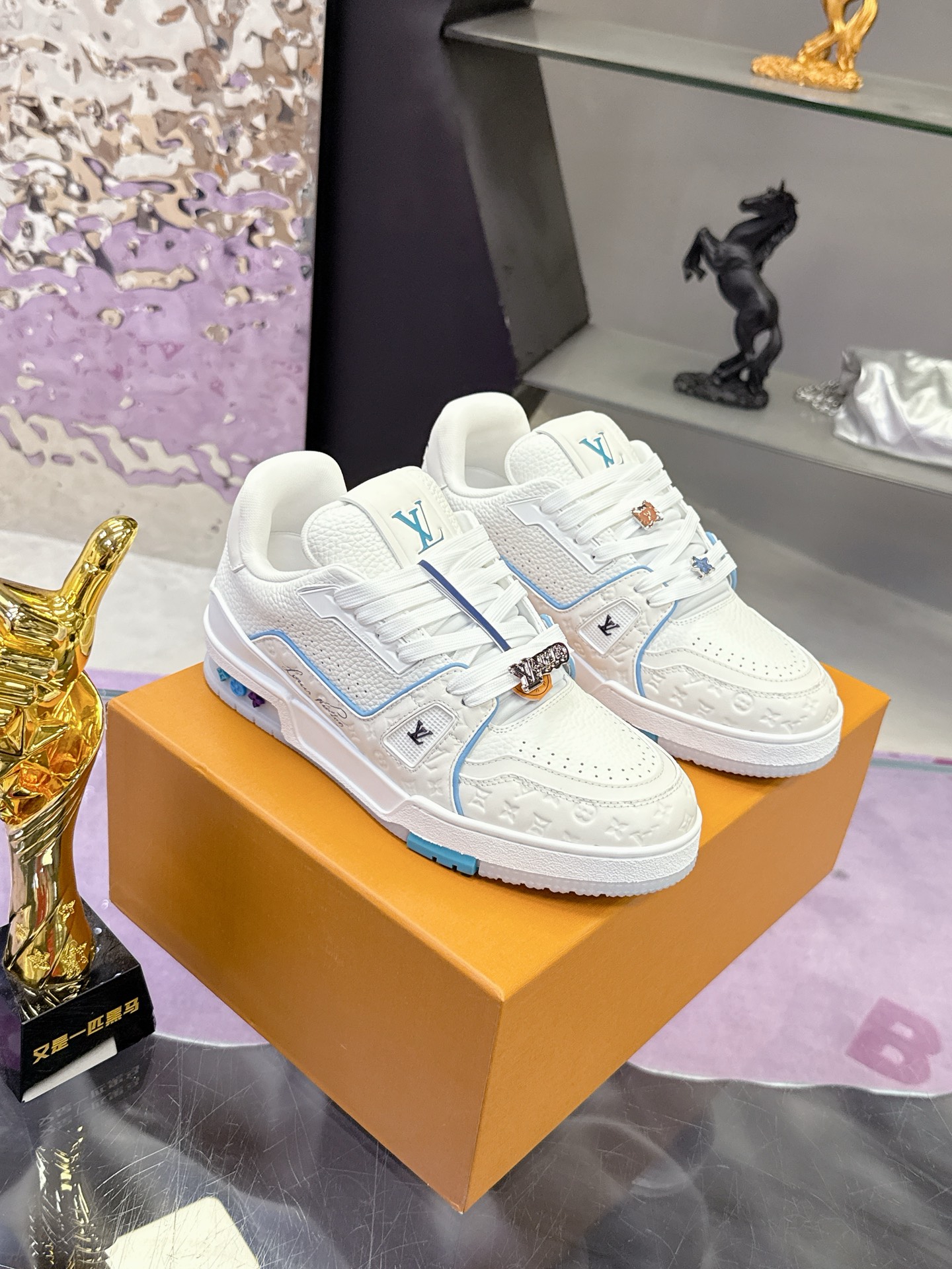 Louis Vuitton LV TARINE路易威登x Tyler 联名款 驴牌 L家 压花 休闲 运动鞋 滑板鞋