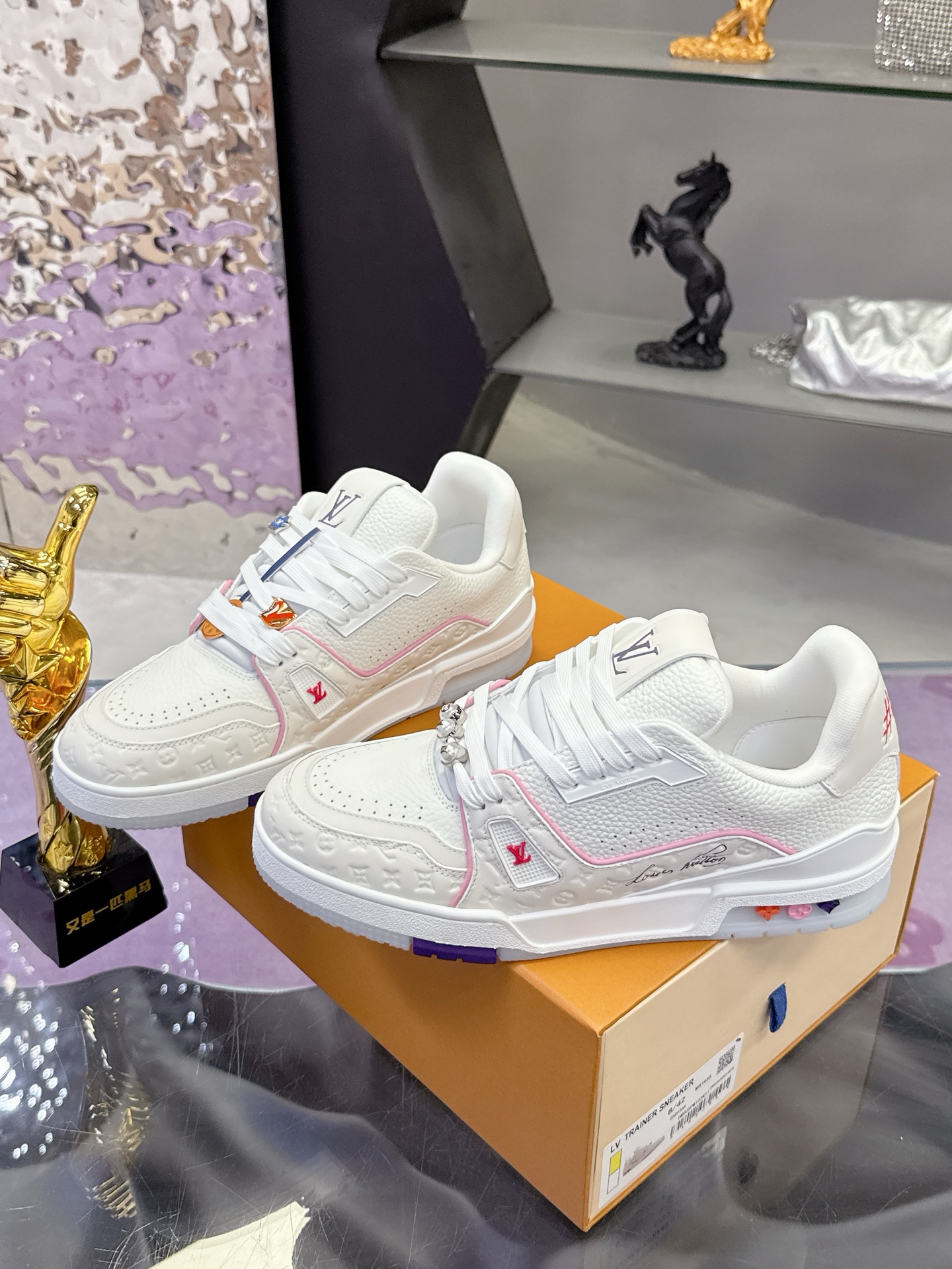 Louis Vuitton LV TARINE路易威登x Tyler 联名款 驴牌 L家 压花 休闲 运动鞋 滑板鞋