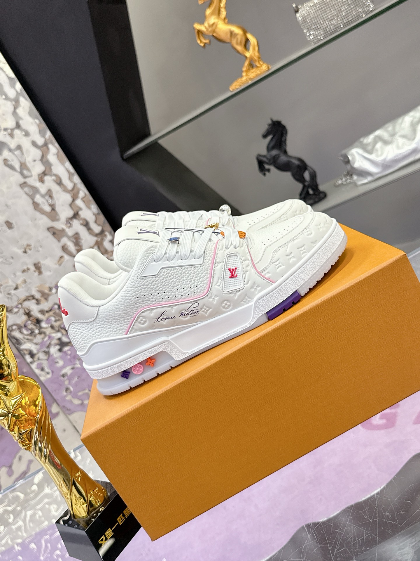 Louis Vuitton LV TARINE路易威登x Tyler 联名款 驴牌 L家 压花 休闲 运动鞋 滑板鞋